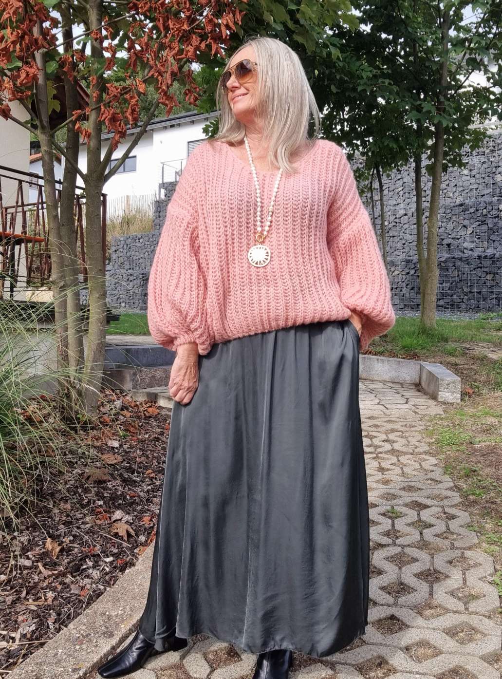 OVERSIZE KNIT SWEATER MALENA KORALLE Strickpullover Pullover 34-42/44 Made in Italy versch. Farben OVERSIZE KNIT SWEATER MALENA KORALLE Strickpullover Pullover 34-42/44 Made in Italy versch. Farben