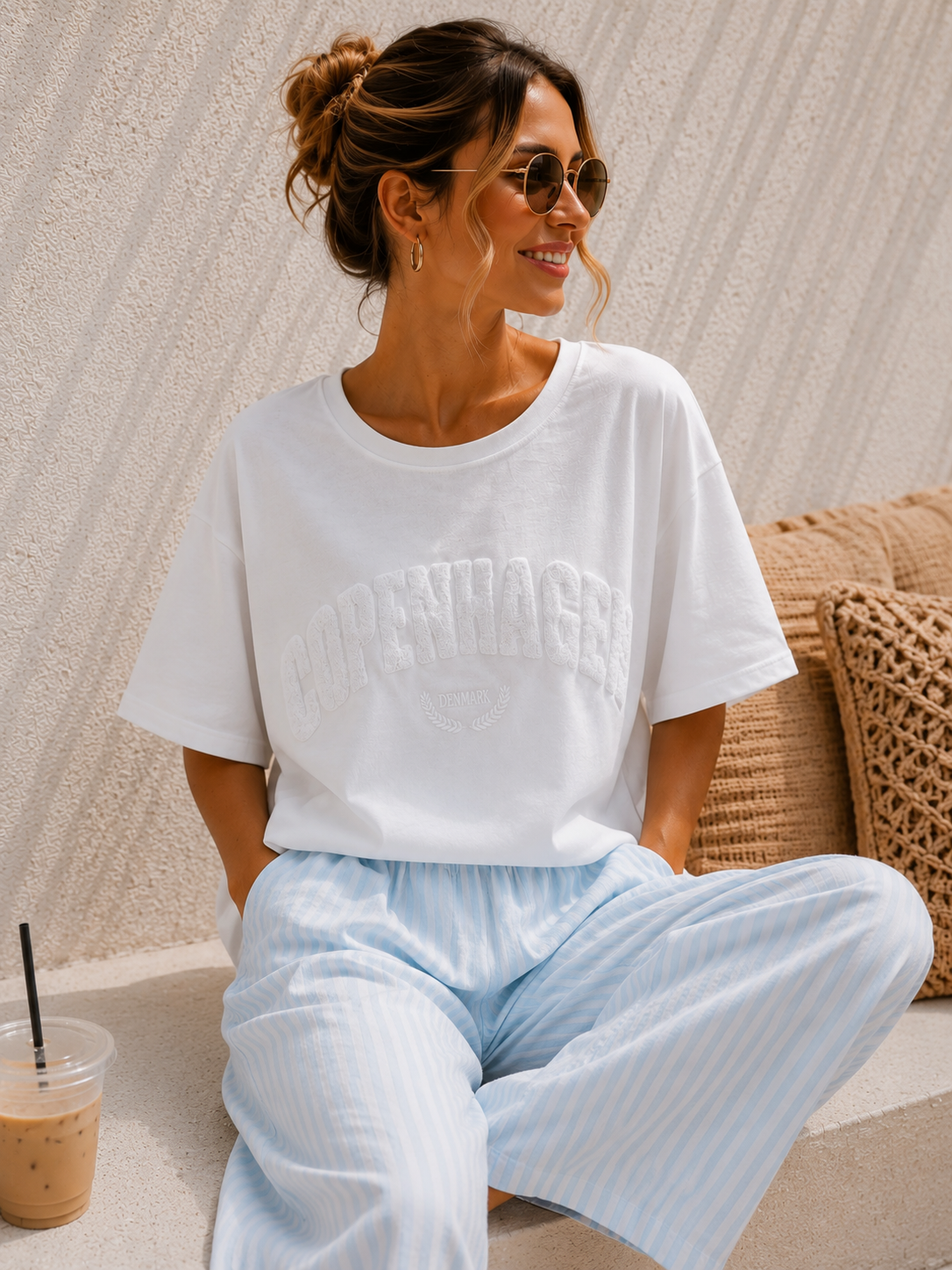 💖✨👚 T-Shirt-Sweater Elinara Copenhagen Made in Italy 34-42/44