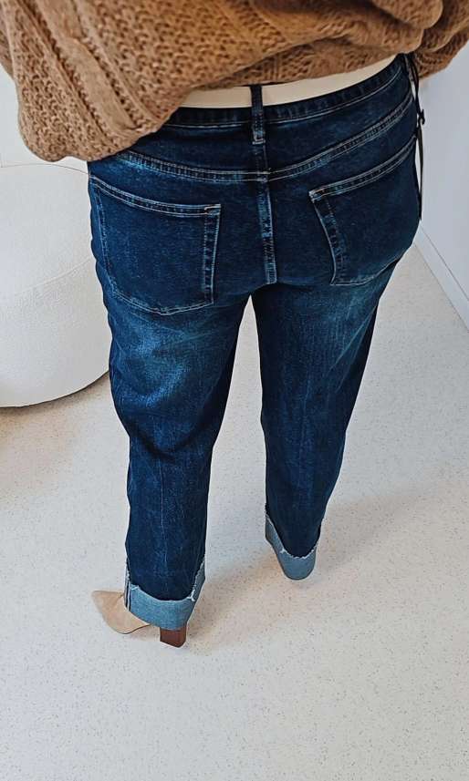 BASIC JEANS HERMINE Denim Blue SCHLAGJEANS Italy Style mit Umschlag Variantenartikel BASIC JEANS HERMINE Denim Blue SCHLAGJEANS Italy Style mit Umschlag Variantenartikel