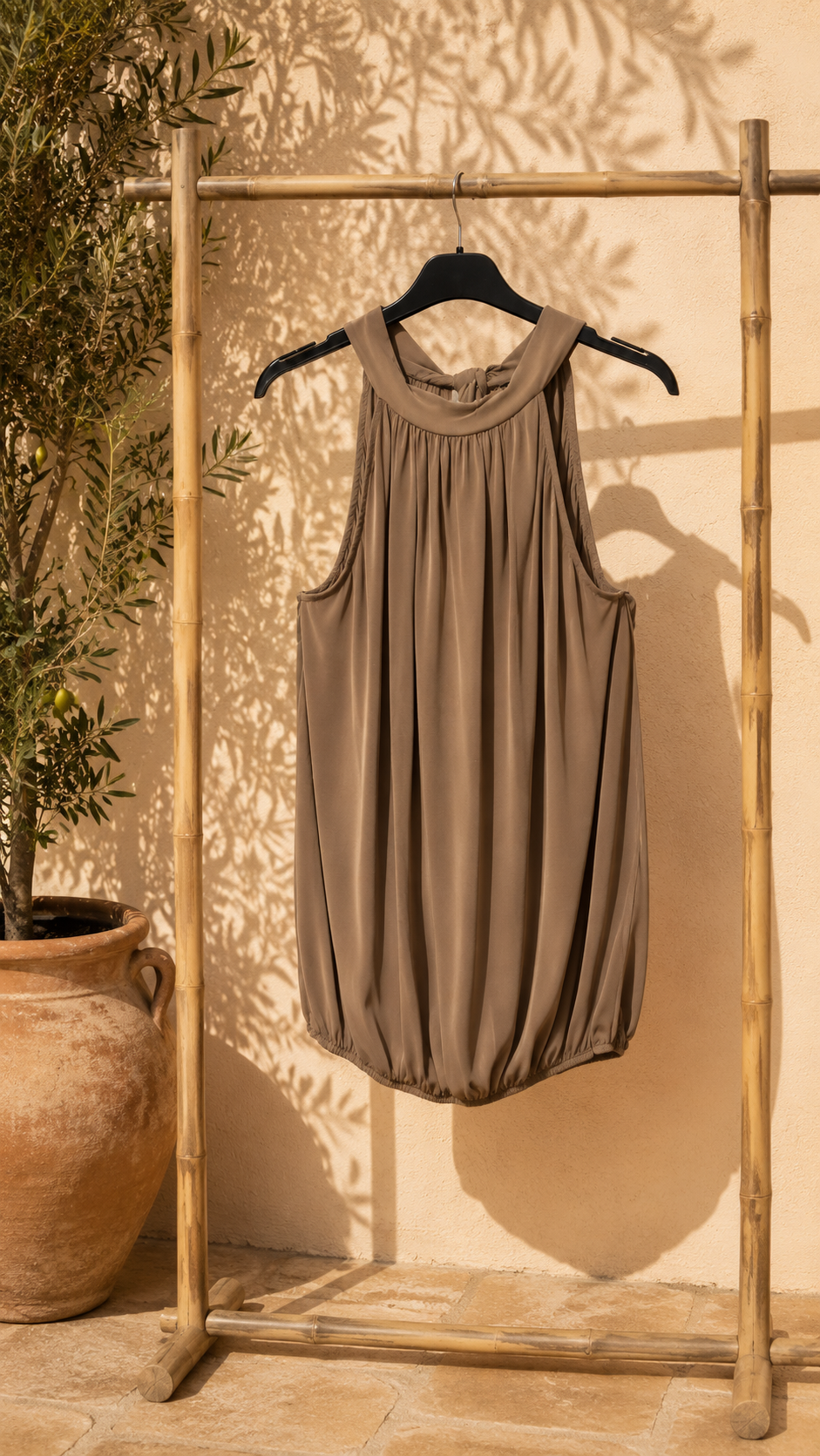 Neckholder-Top Nuru Uni Made in Italy 34-40/42