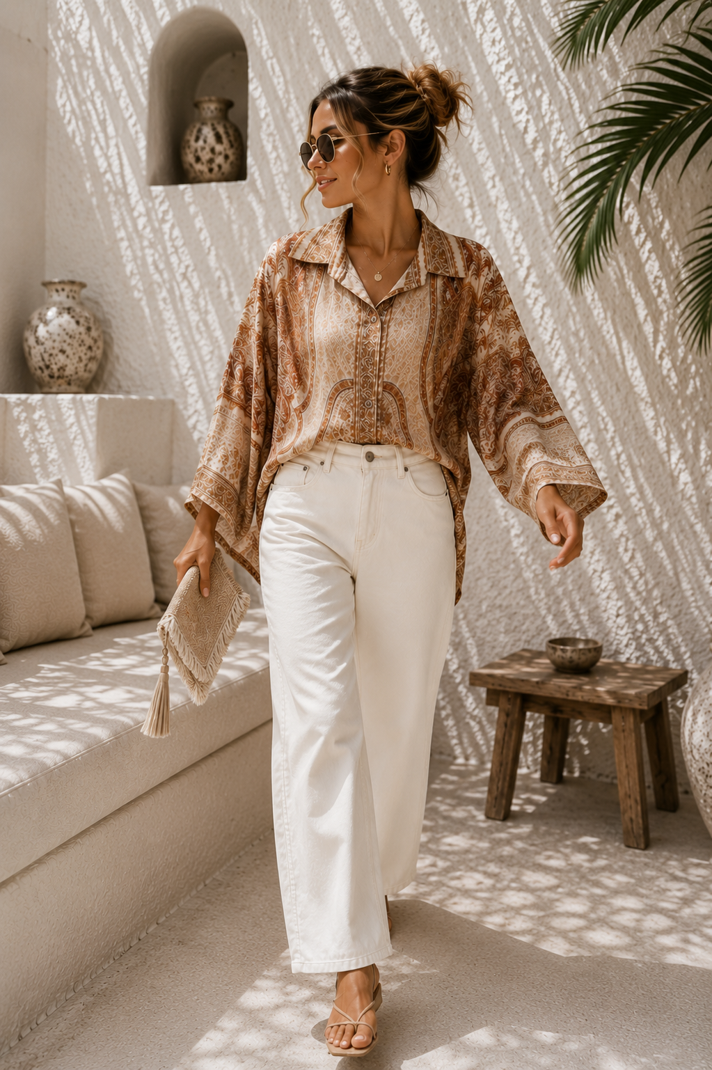 Silky Signature Bluse „Aurelia“ Made in Italy Gr. 34-44/46 Premium Kollektion