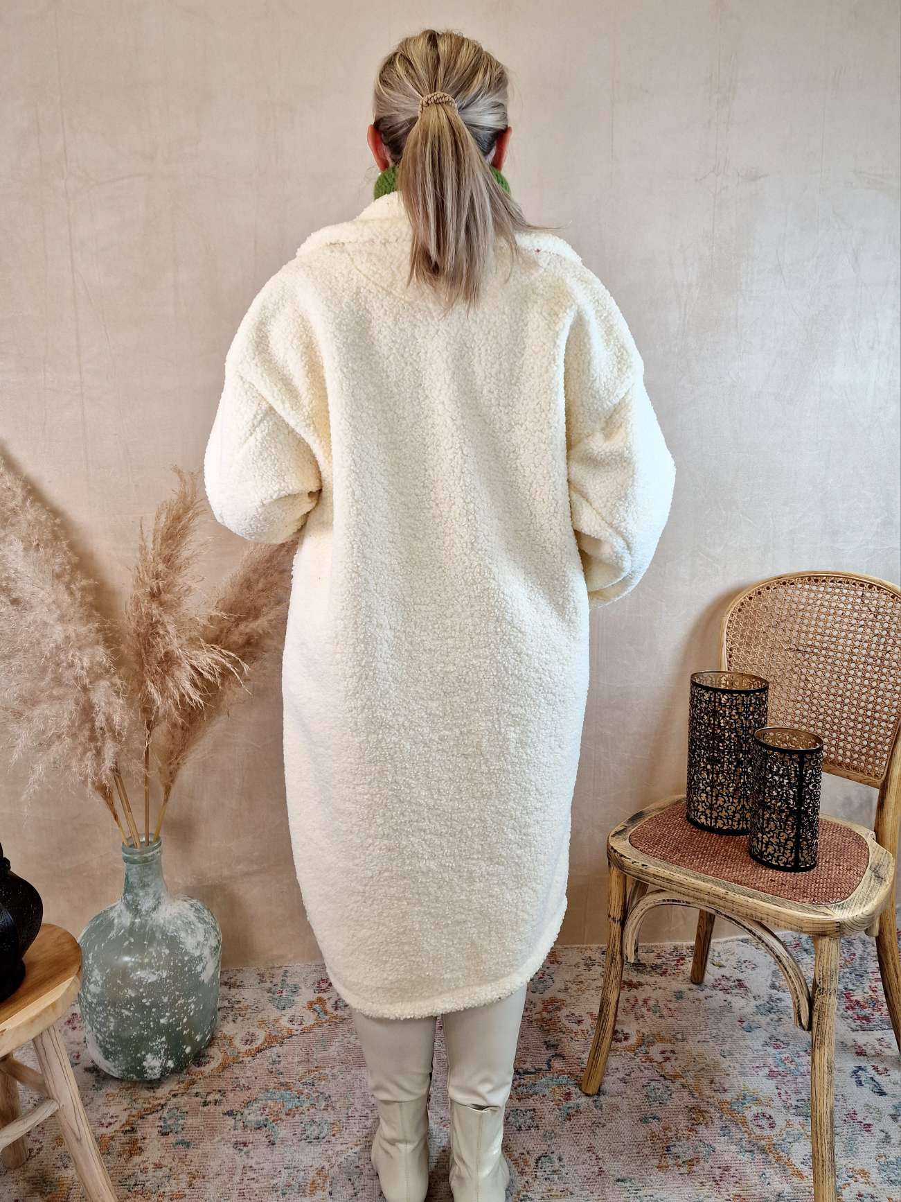 TEDDY MANTEL NEAPEL CREME 34-42 Made in Italy Winter Mantel COAT TEDDY MANTEL NEAPEL CREME 34-42 Made in Italy Winter Mantel COAT