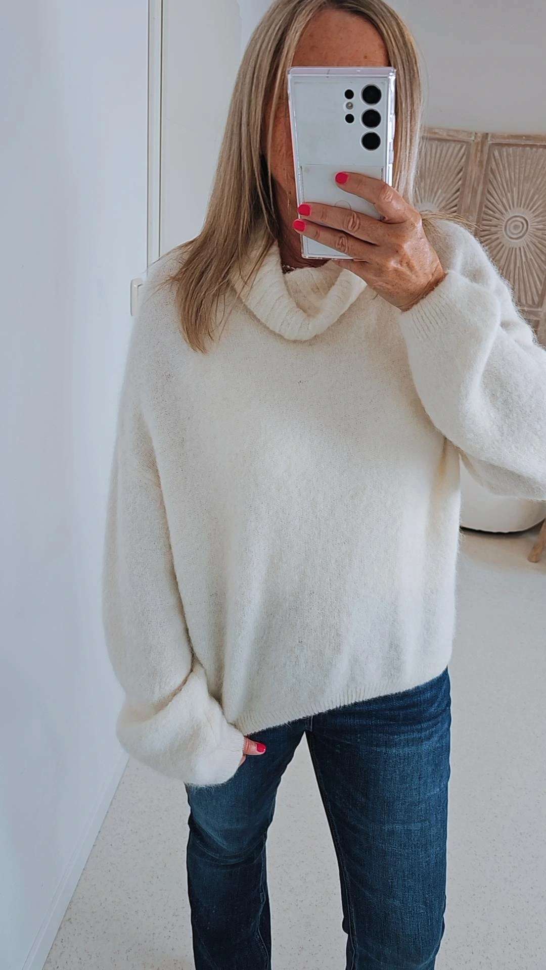 EXKLUSIVER ROLLKRAGEN PULLOVER FRANKA 36-kl 42  Made in Italy