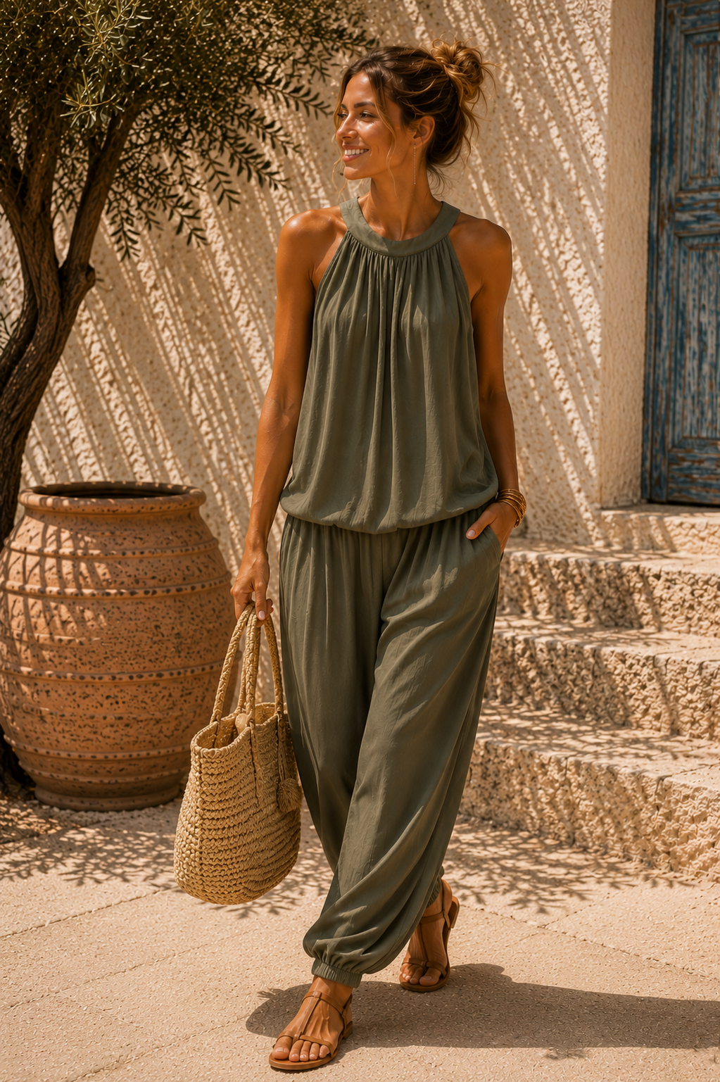Neckholder-Top Nuru Uni Made in Italy 34-40/42