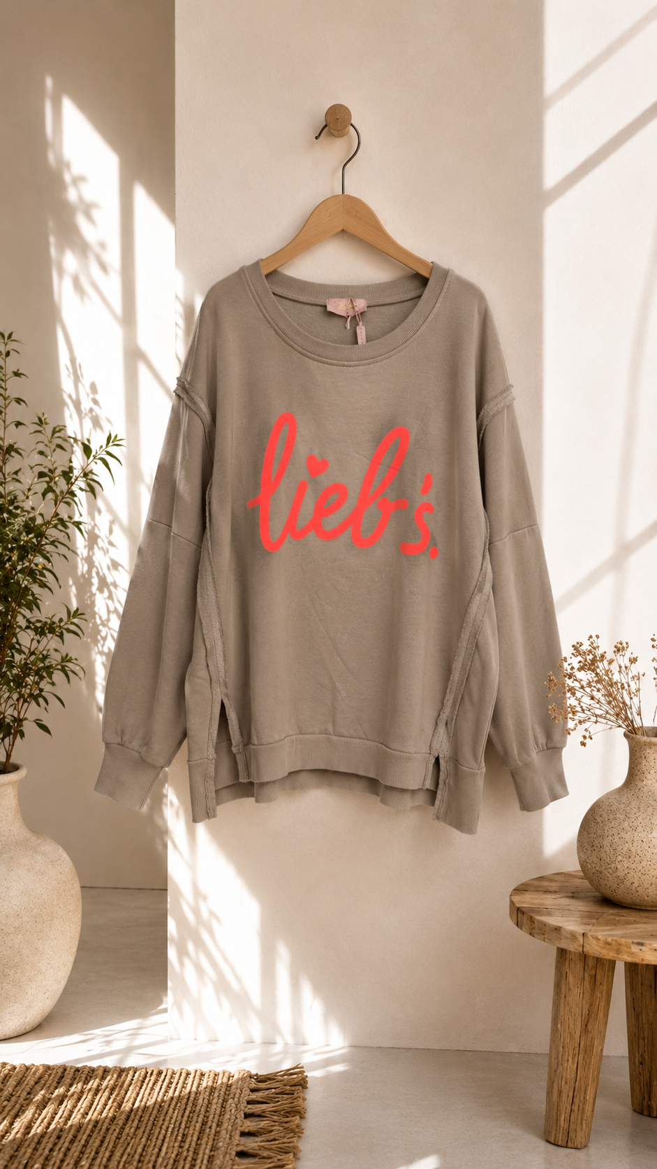 Sweatshirt Isotta – Lieb´s im lässigen Oversize-Look Made in Italy 34-48