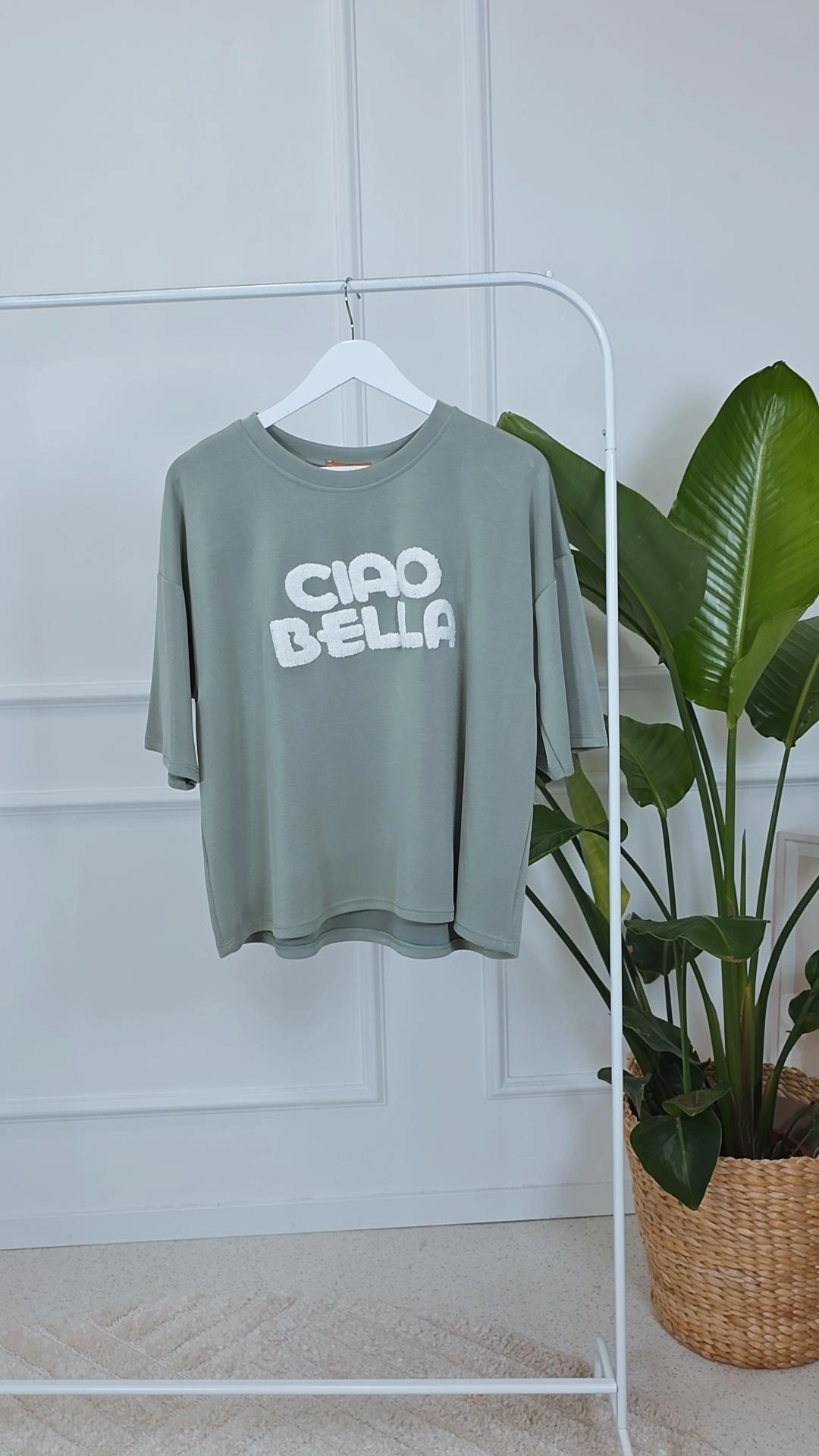 OVERSIZE SOFT SWEATER ZAHRA CIAO BELLA 34-44 Kurzarm Sweatshirt