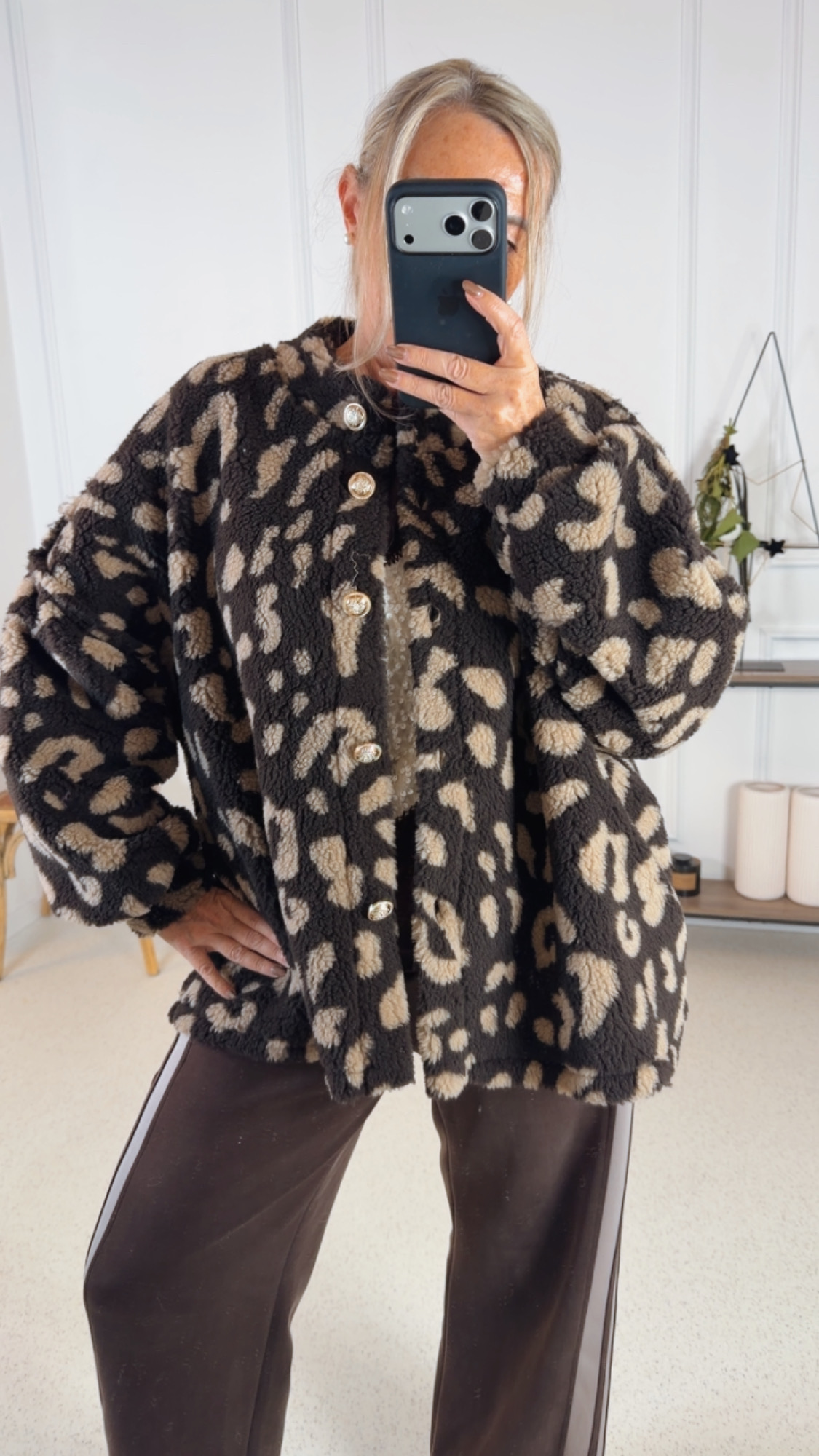 TEDDYJACKE TONI LEO 34-42  Made in Italy Jacke