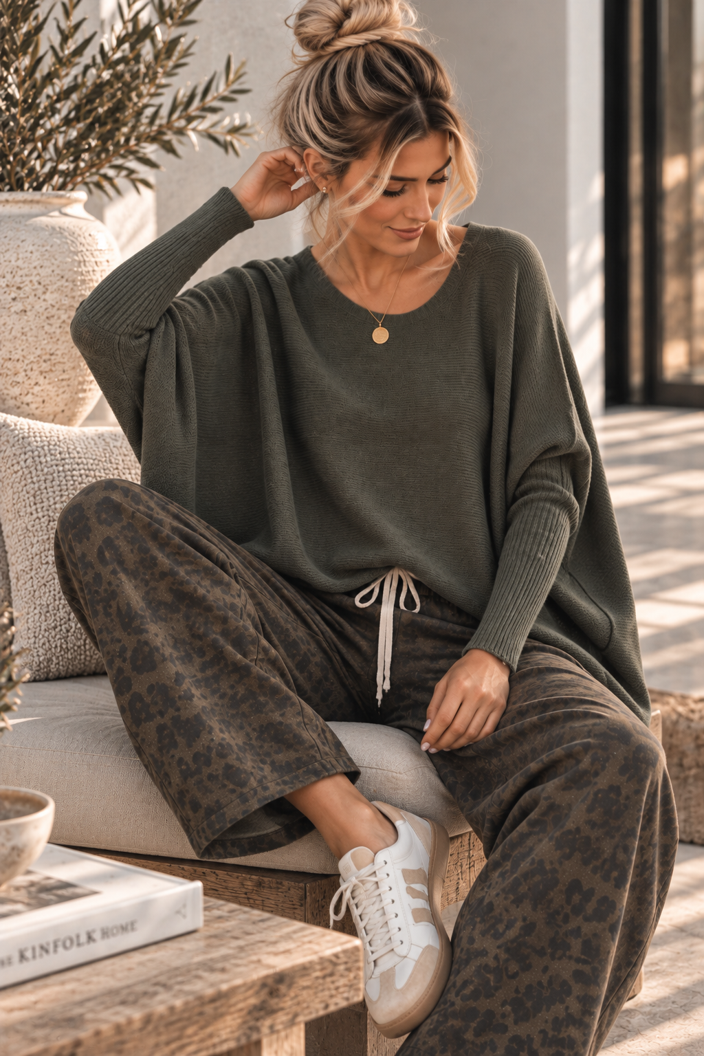 OVERSIZE KNIT SWEATER SIGRID Made in Italy 34-44/46 Strick Pullover