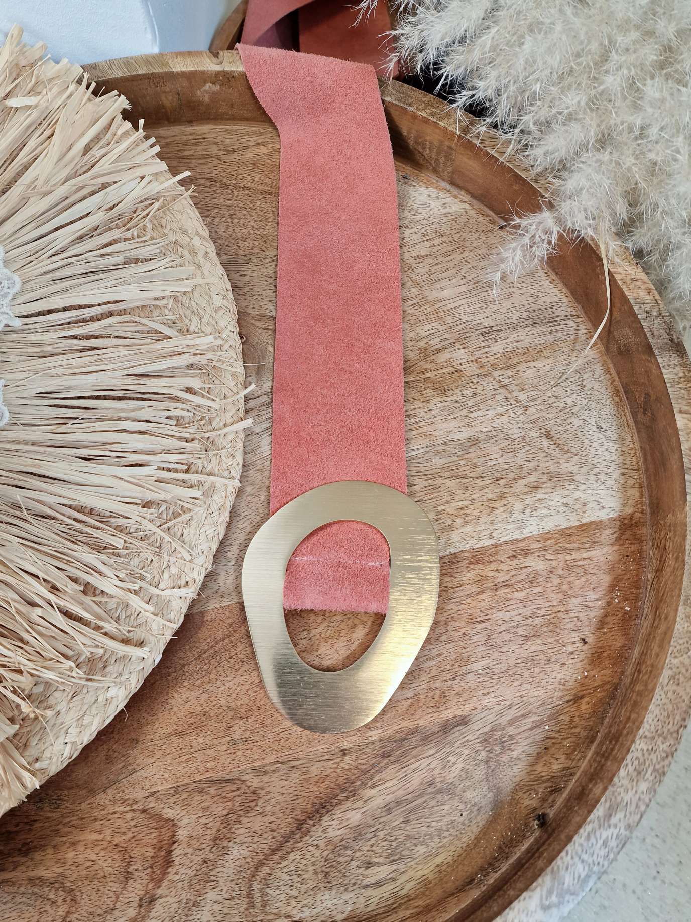 BELT WILDLEDER GÜRTEL MICHAELA KORALLE Echt Leder Gürtel Ledergürtel Wildledergürtel