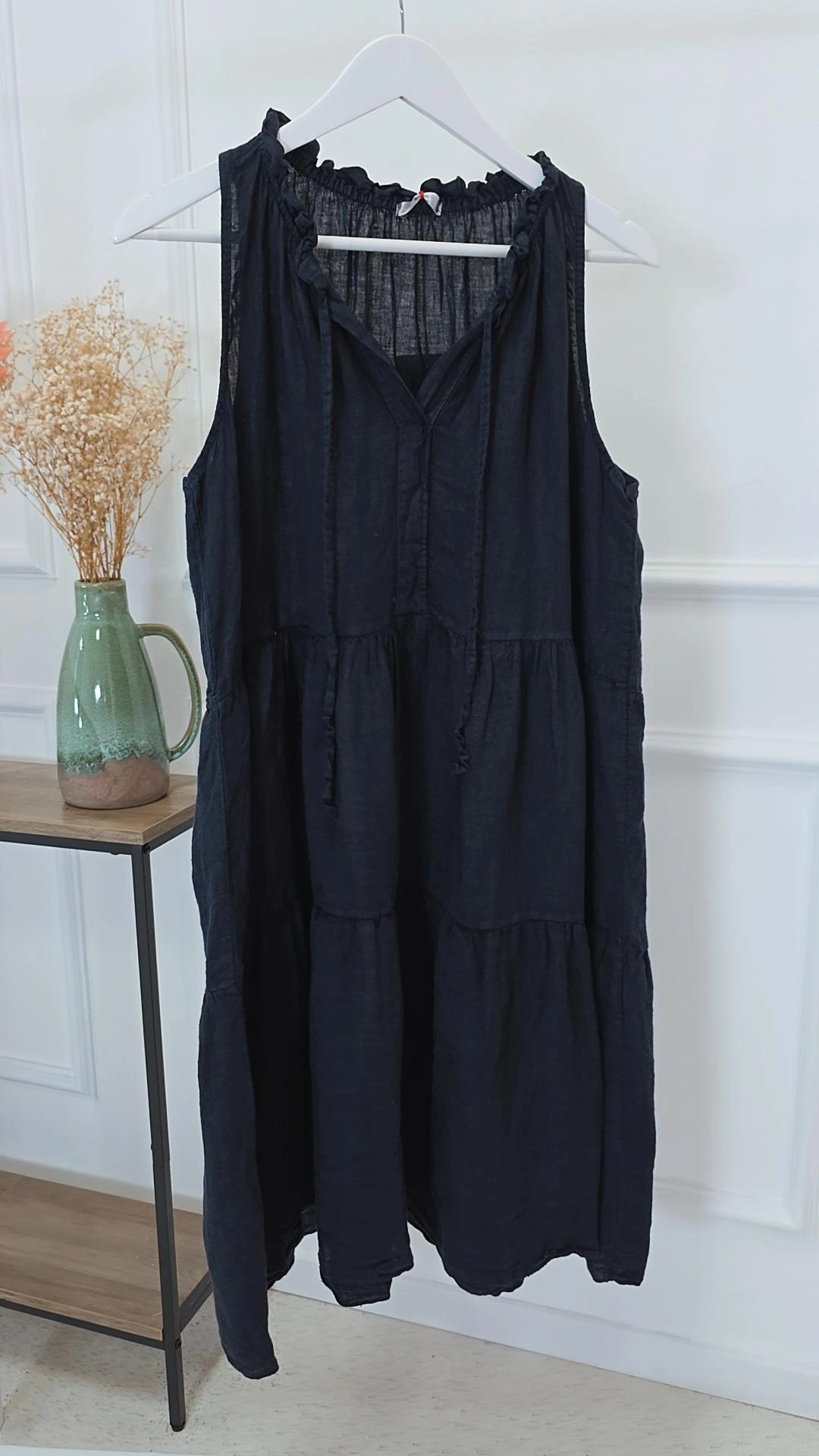 LEINEN KLEID MILLIE UNI Made in Italy 34-42