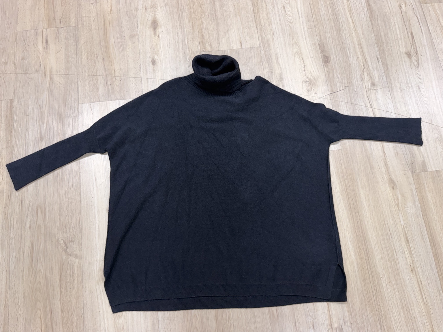 Oversize Rollkragen-Pullover Uni RP0164 I Made in Italy 34-44/46 Strick Pullover