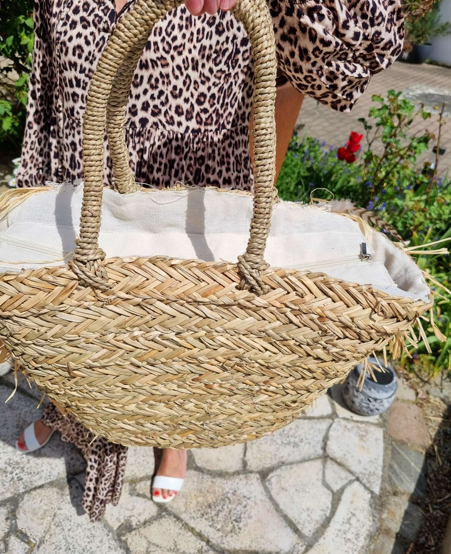 IBIZA BEACH BAG SUMMERLOVE Muscheln Details Strand Tasche Korb Federn Boho Bohemian IBIZA BEACH BAG SUMMERLOVE Muscheln Details Strand Tasche Korb Federn Boho Bohemian