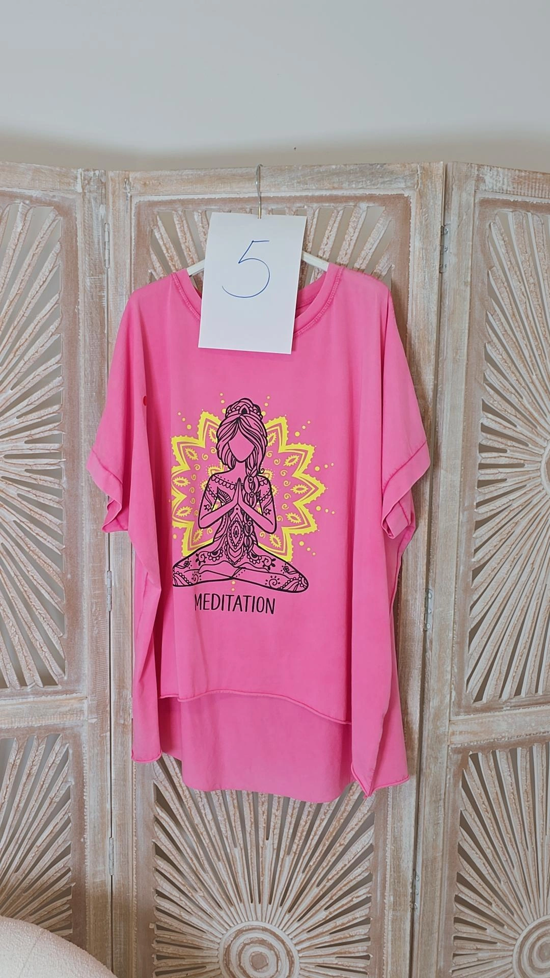 2. WAHL T-SHIRT MEDITATION PINK 5