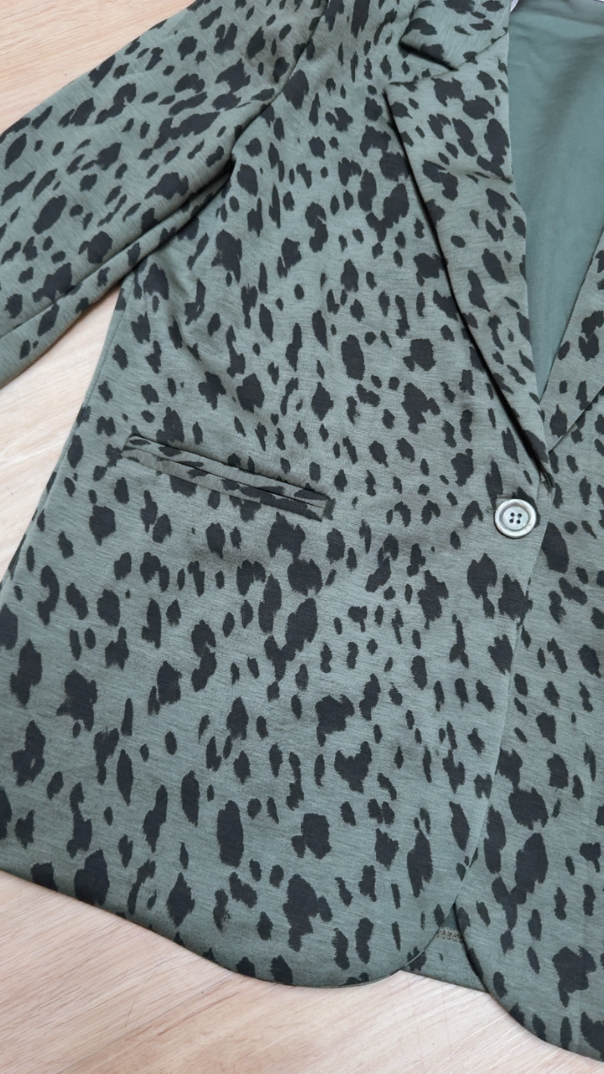 Blazer REH militär/schwarz Lässig, bequem & stilvoll BL0189 I Made in Italy Größenartikel