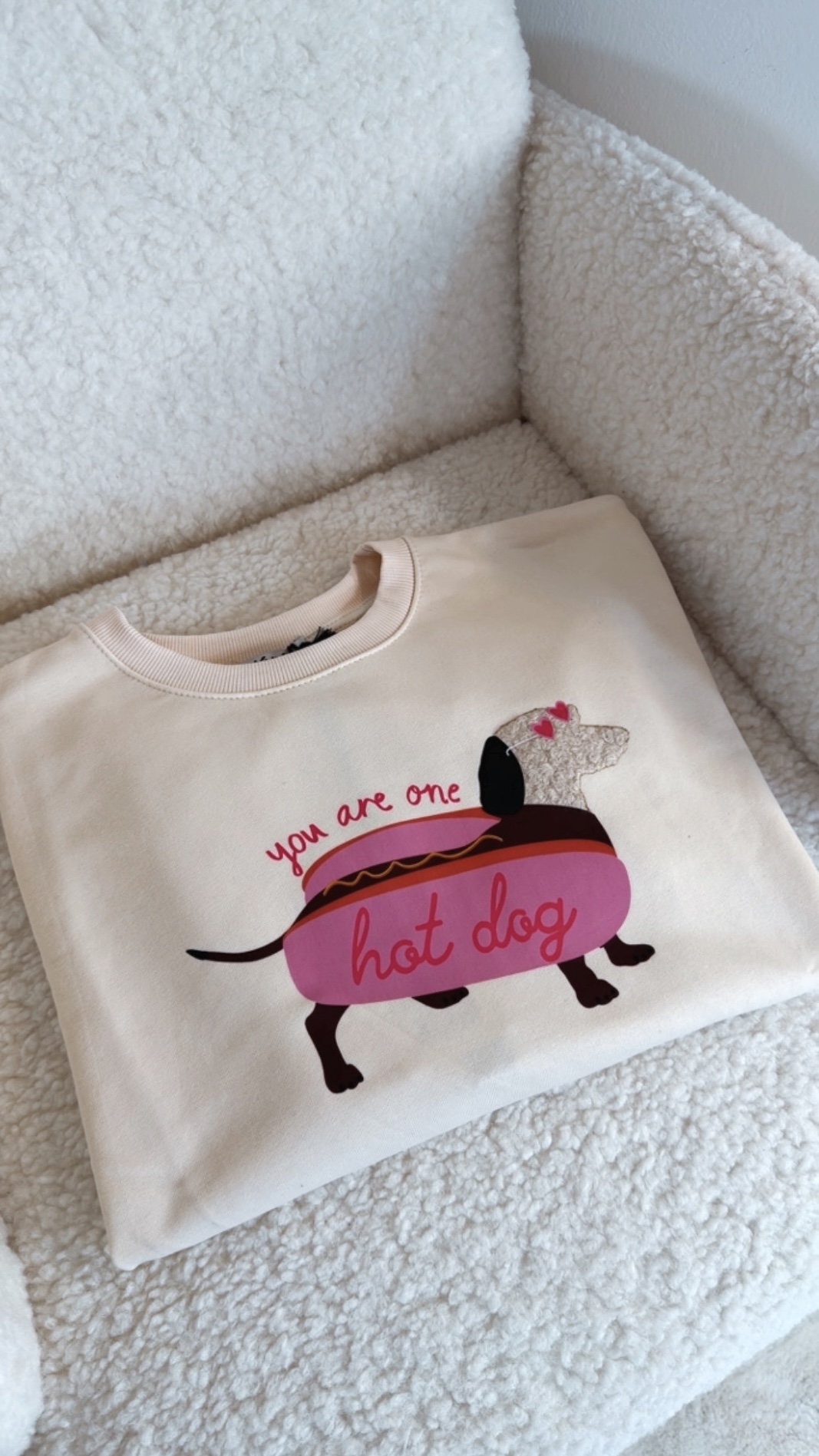 🐾 Sweatshirt „Dackel – HOT DOG Sweater 34-40/42