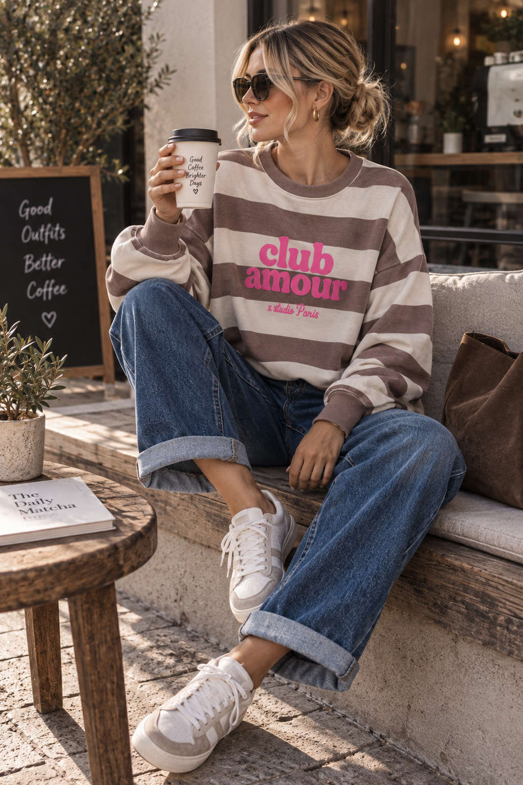 SW0118 Streifen-Sweater Paris I 34-42 I Made in Italy