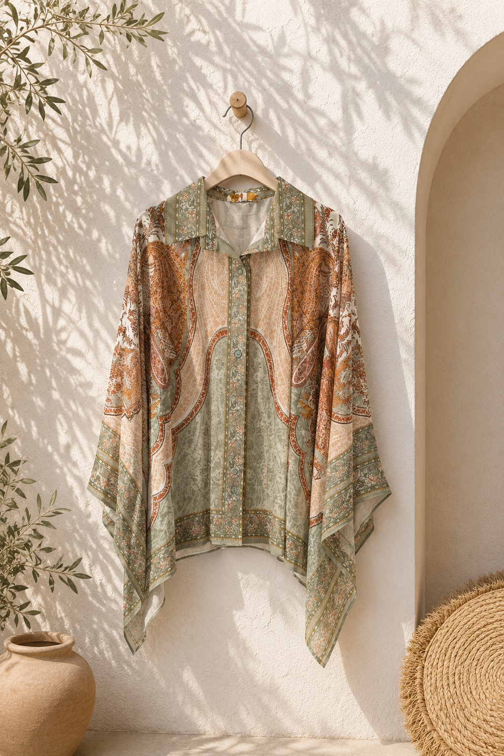 Silky Signature Bluse „Aurelia“ Made in Italy Gr. 34-44/46 Premium Kollektion
