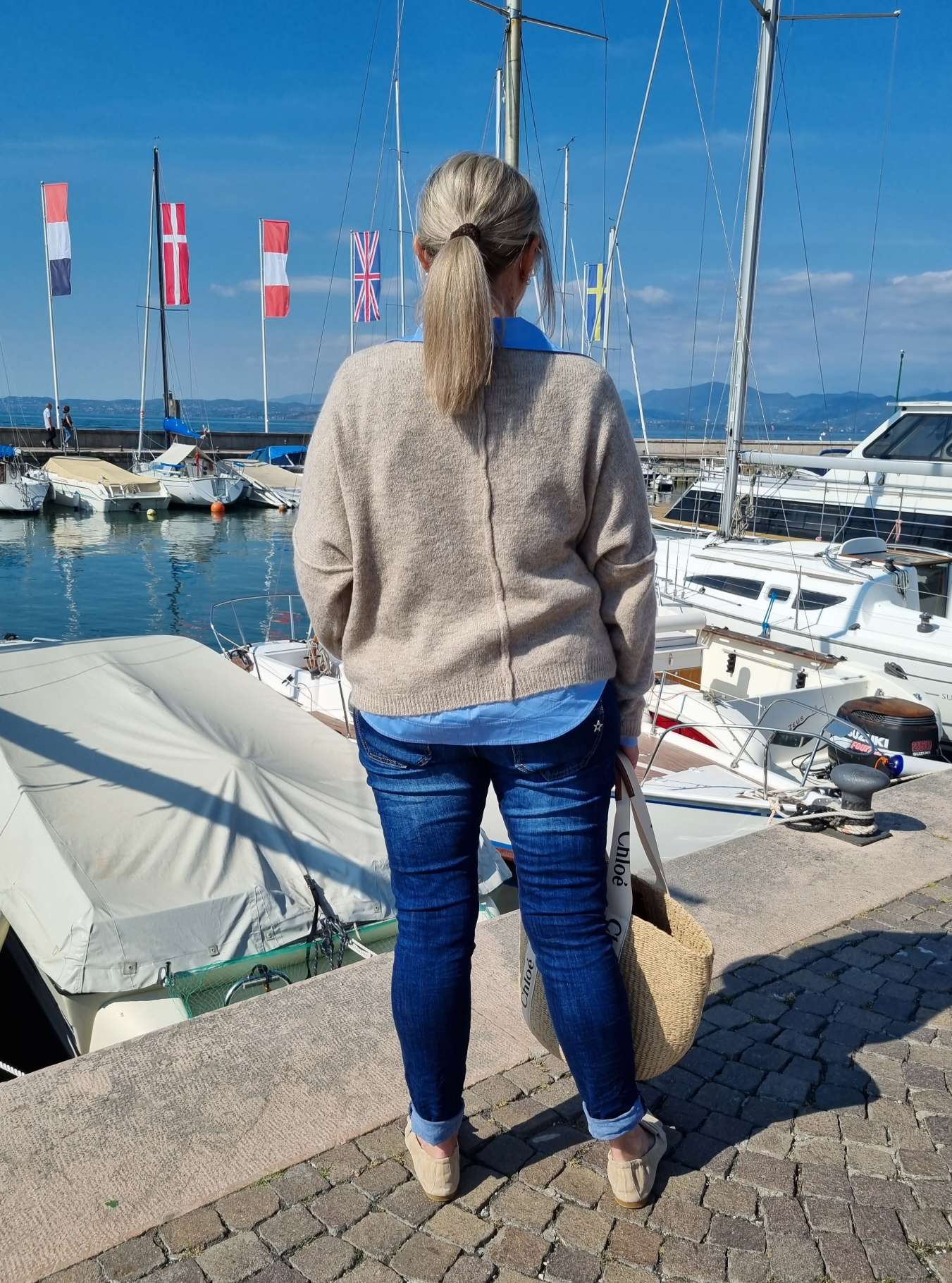 KNIT SWEATER LORENA BEIGE Made in Italy 34-42 Strick Pullover KNIT SWEATER LORENA BEIGE Made in Italy 34-42 Strick Pullover
