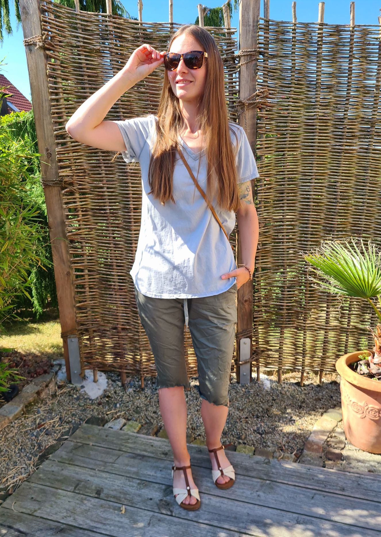 T-SHIRT BLANCO HELLGRAU 34-38/40 Made in Italy Basic Shirt Kurzarm Vintage Look T-SHIRT BLANCO HELLGRAU 34-38/40 Made in Italy Basic Shirt Kurzarm Vintage Look