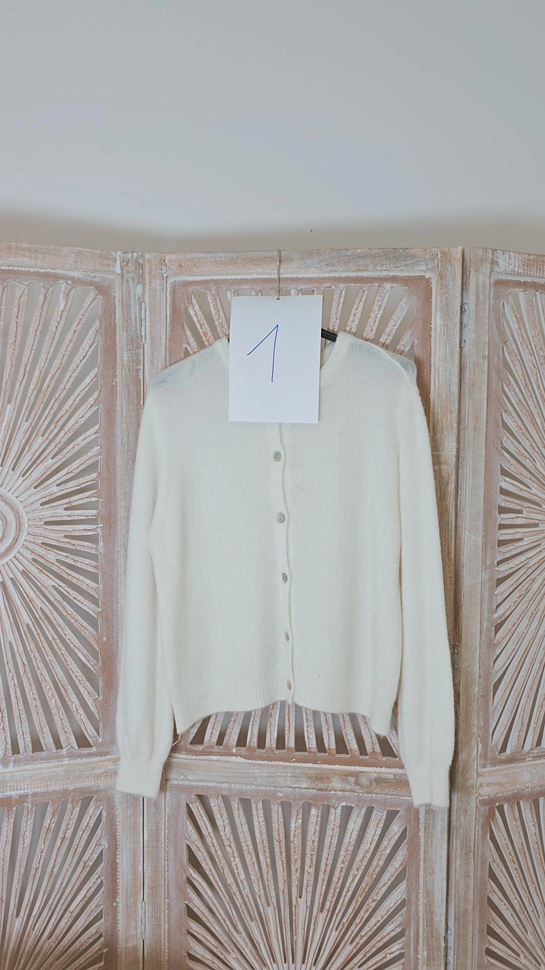 2. WAHL CARDIGAN XENIA WEIß 1