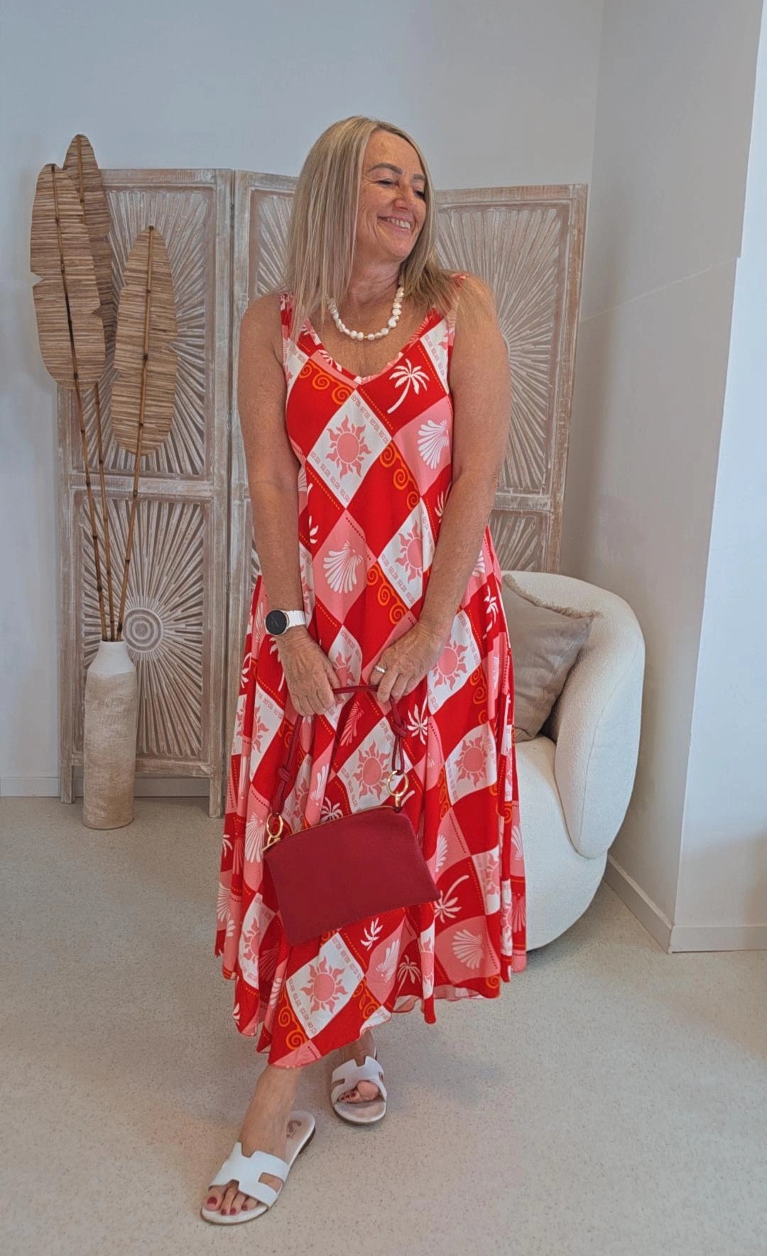 SOMMERKLEID VIVIAN HOLIDAY 34-42/44 Made in Italy 