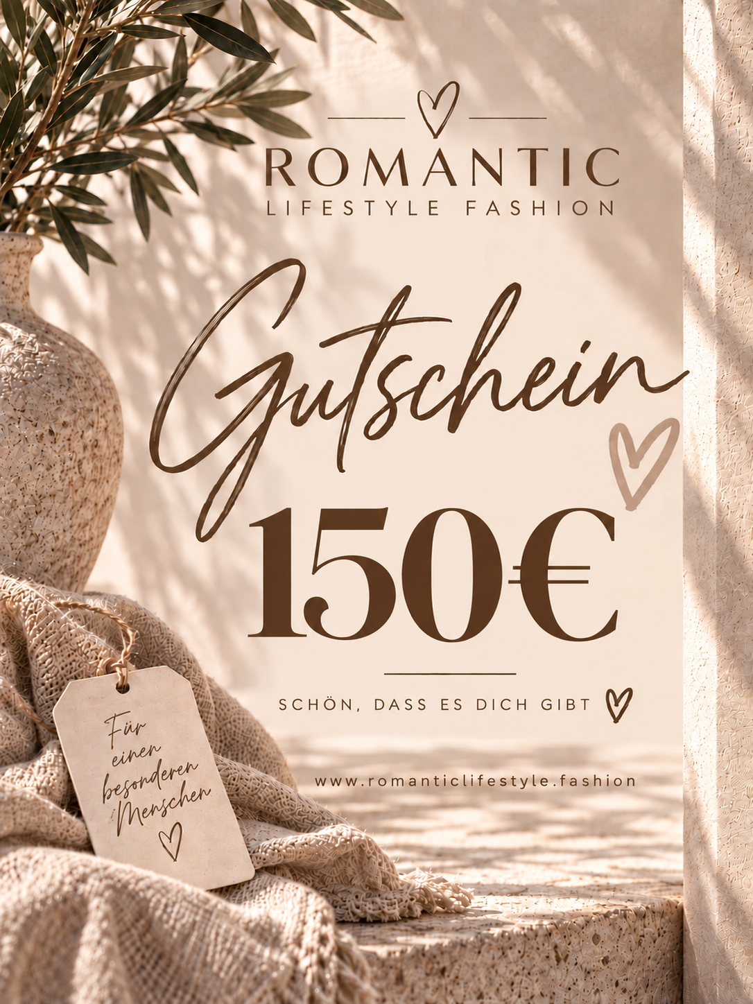 GESCHENKGUTSCHEIN 150€