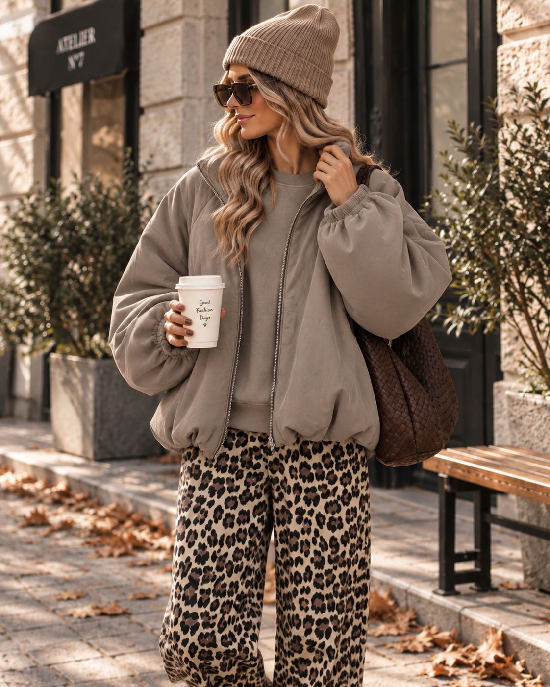 Jacke Puffy Monika – lässiger Allrounder für die Übergangszeit Made in Italy 34-42