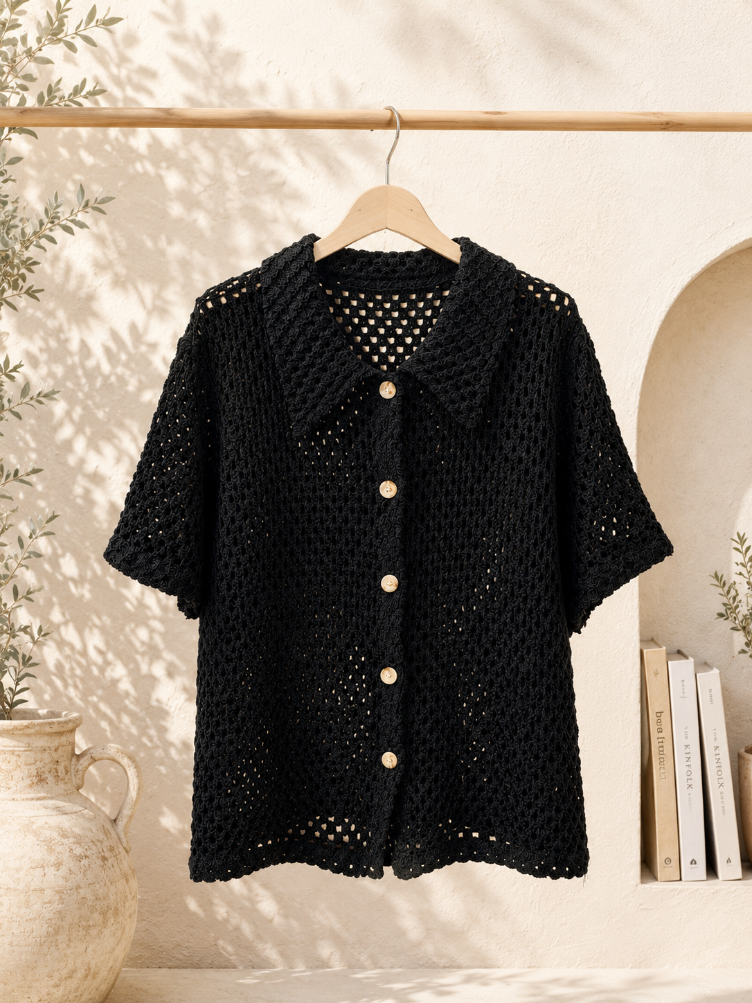 Bluse Zaria Häkelbluse Uni Made in Italy 34-40/42