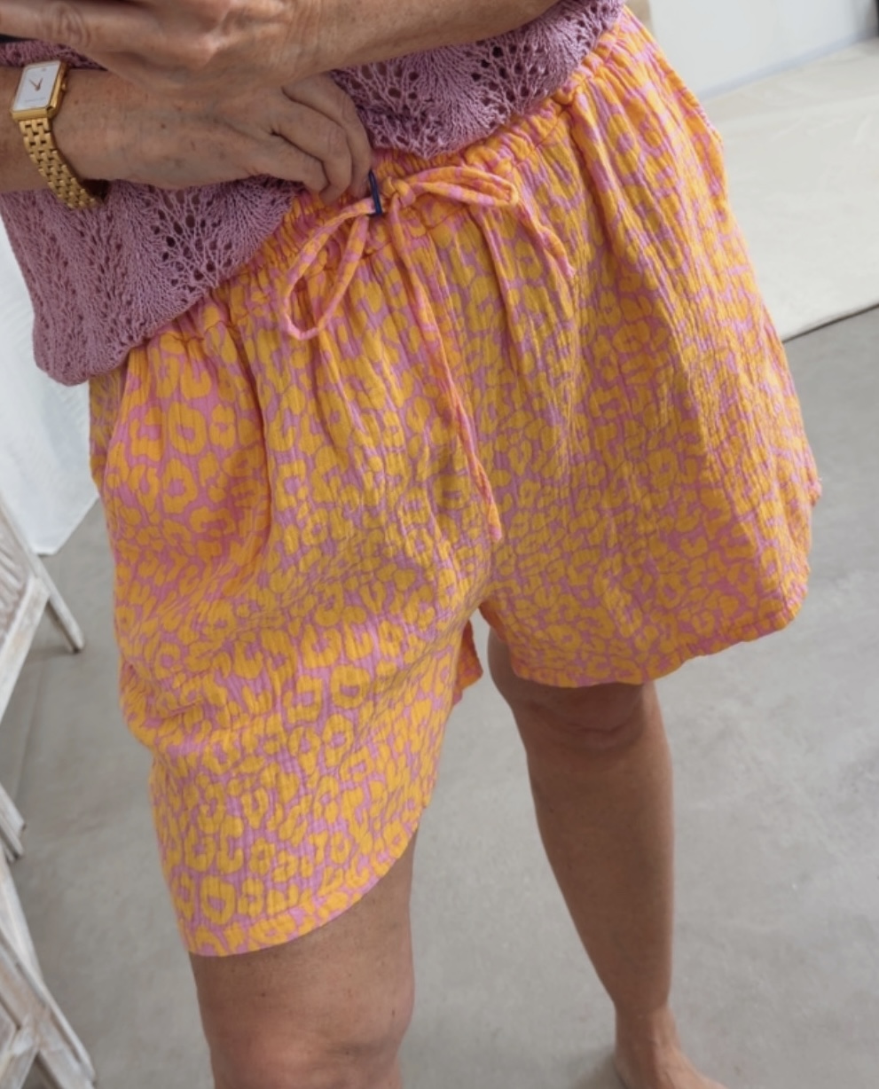 MUSSELIN SHORTS KENIA LEO  KURZ Made in Italy 34-42