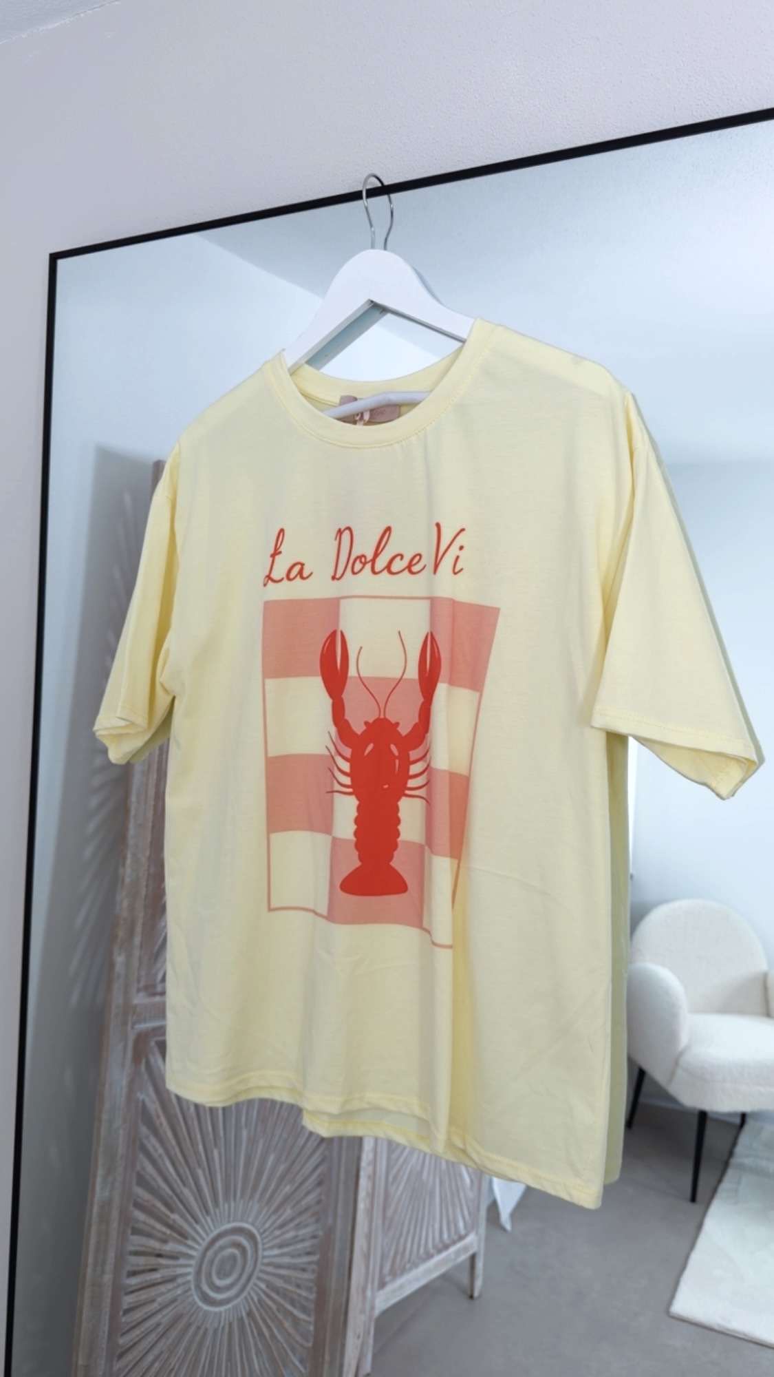 🦞💖✨ T-Shirt Lobster La Dolce Vi Uni Calystrina Made in Itlay 34-42/44