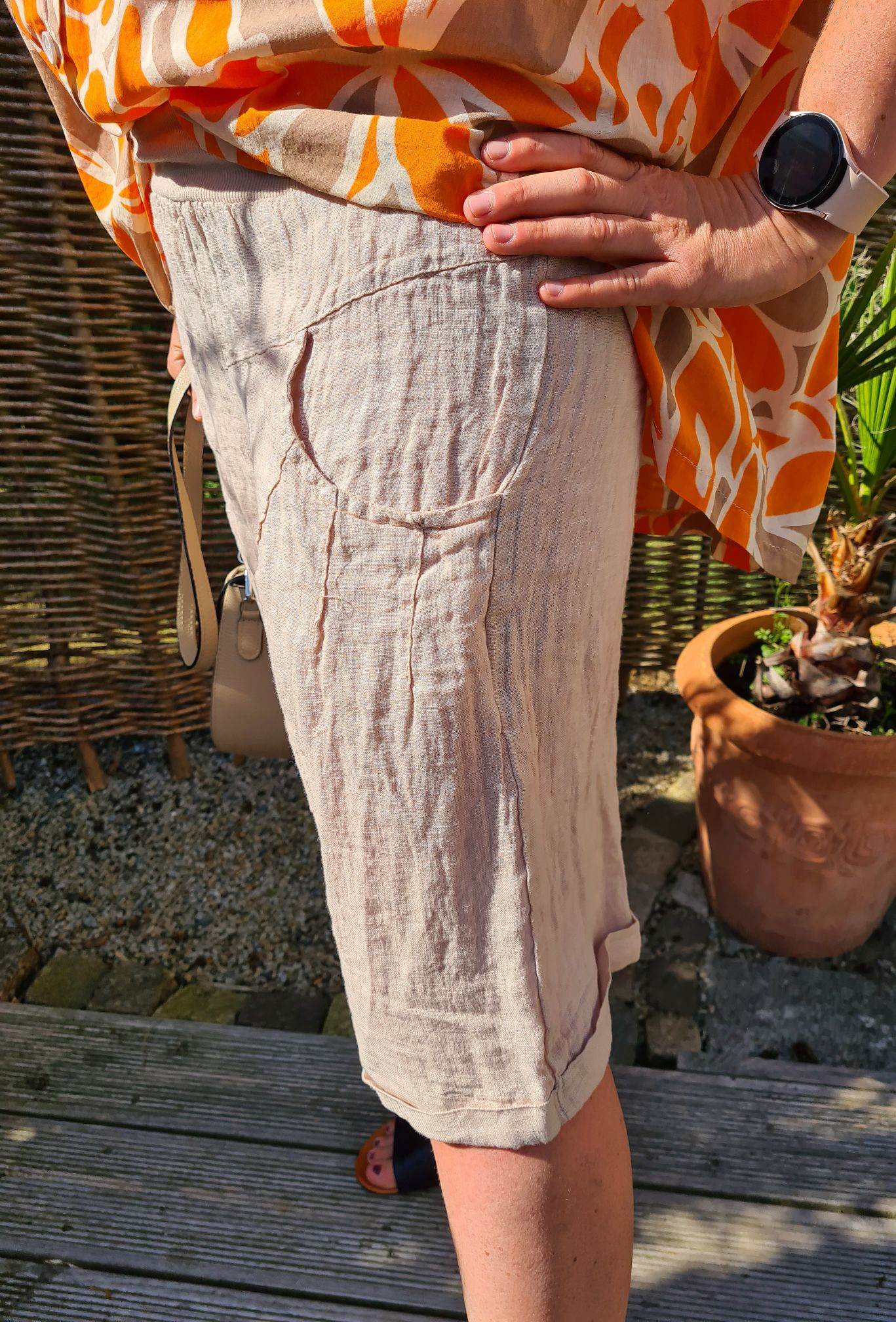 LINEN SHORTS MAXL BEIGE 34-42 Made in Italy Leinen PANT kurze Hose Sommerhose Bermuda LINEN SHORTS MAXL BEIGE 34-42 Made in Italy Leinen PANT kurze Hose Sommerhose Bermuda