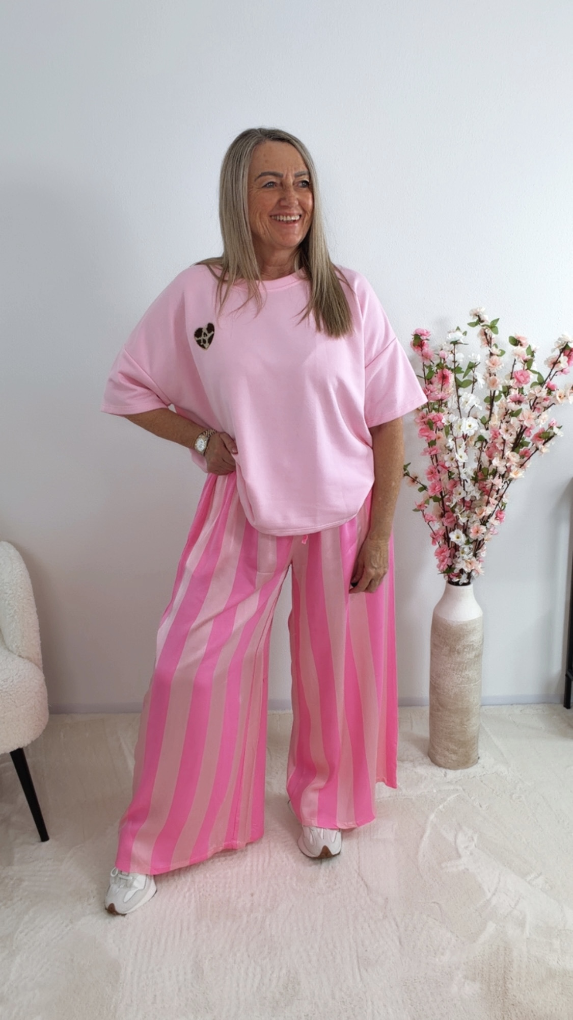 💙✨🧵 T-Shirt-Sweater Leo Herz Aveliora Made in Italy 34-42/44