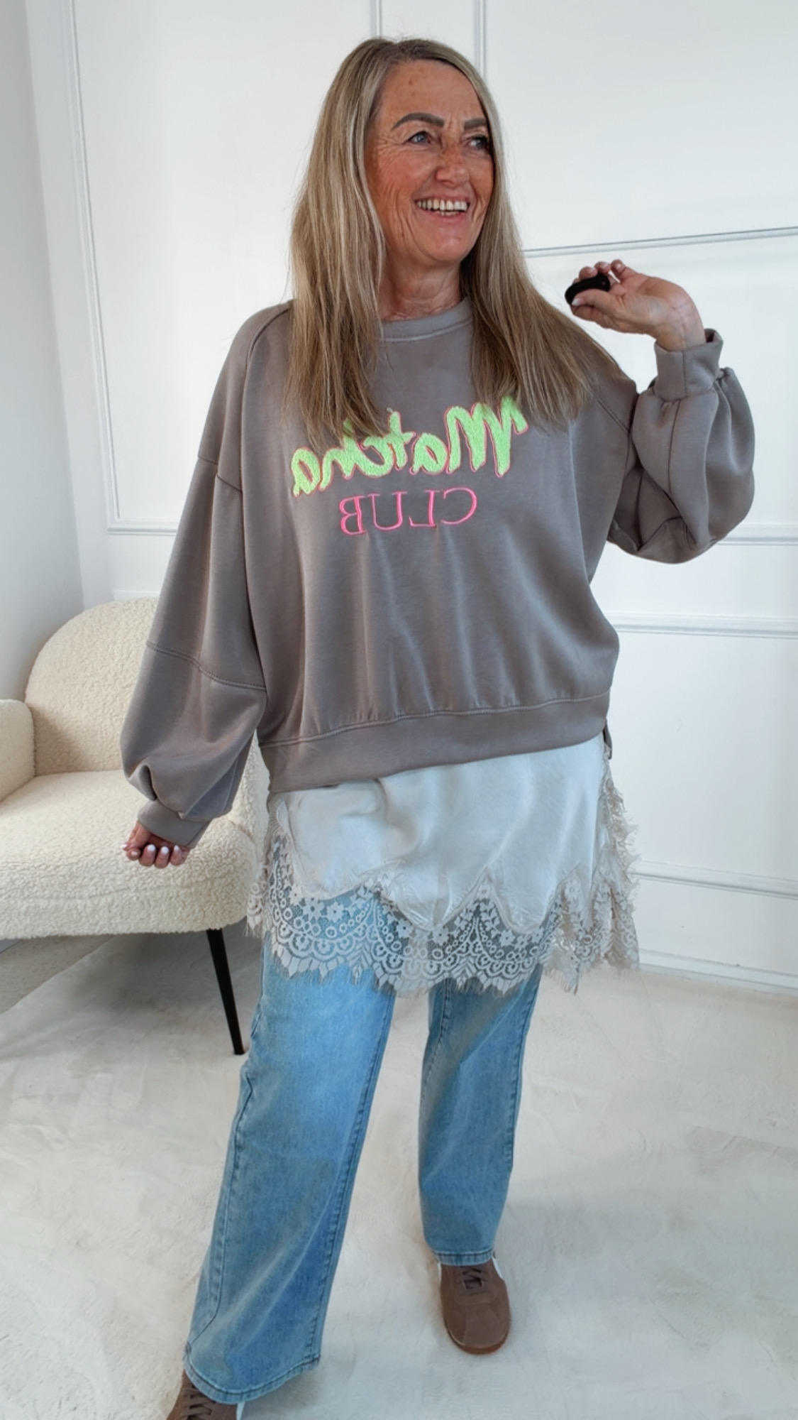 SWEATER MATCHA CLUB VOKUHILA 36 - 44 Made in Italy