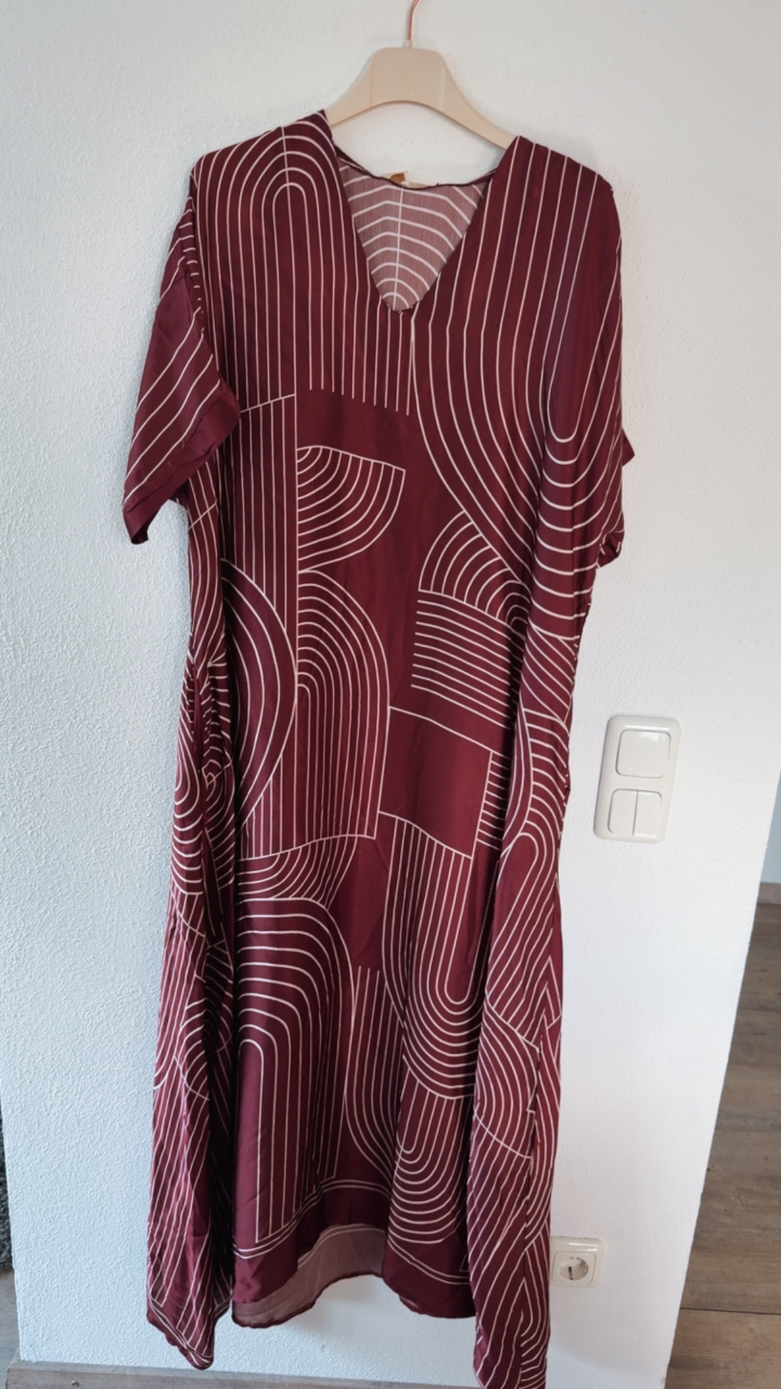 Maxi-Kleid Viskose-Seidenkleid Vanessa Made in Italy Gr. 34-42/44
