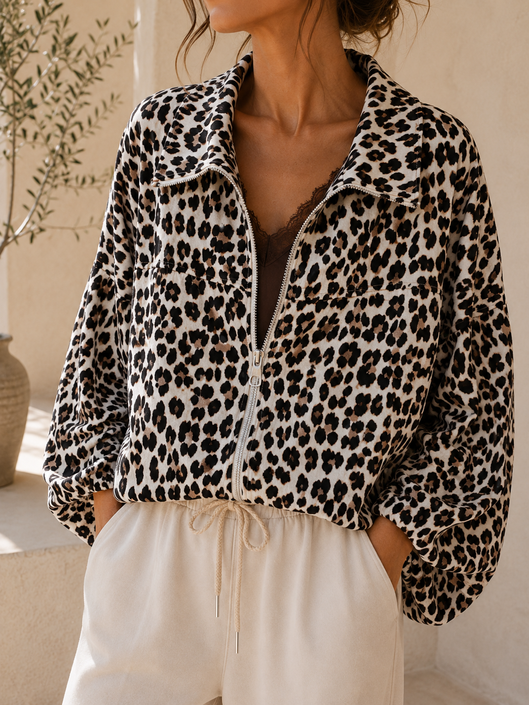 Ballon-Jogpant Amaris – lässige Basic Pants für jeden Tag Made in Italy 34-42/44