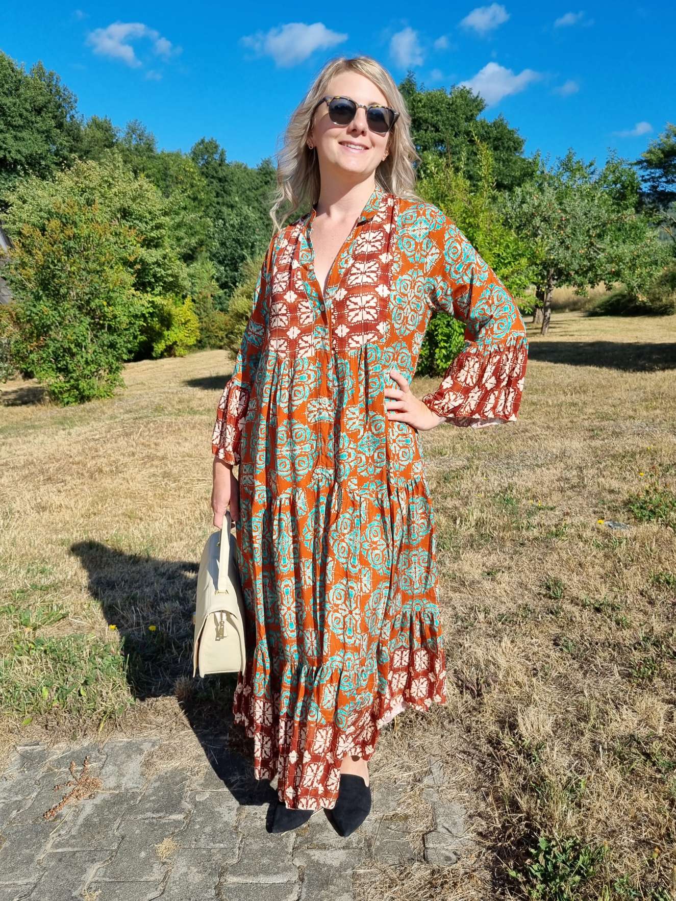 MAXI TUNIKA DRESS ISABELL ROST MINT 34-40/42 Made in Italy langes Kleid Hängerchen Tunikakleid MAXI TUNIKA DRESS ISABELL ROST MINT 34-40/42 Made in Italy langes Kleid Hängerchen Tunikakleid