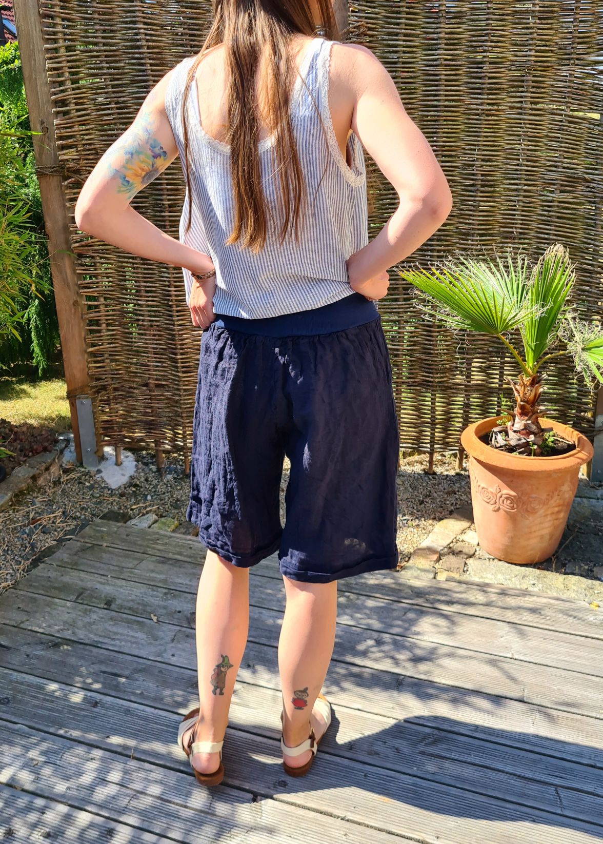 LINEN SHORTS MAXL BLAU 34-42 Made in Italy Leinen PANT kurze Hose Sommerhose Bermuda Kopie LINEN SHORTS MAXL BLAU 34-42 Made in Italy Leinen PANT kurze Hose Sommerhose Bermuda Kopie