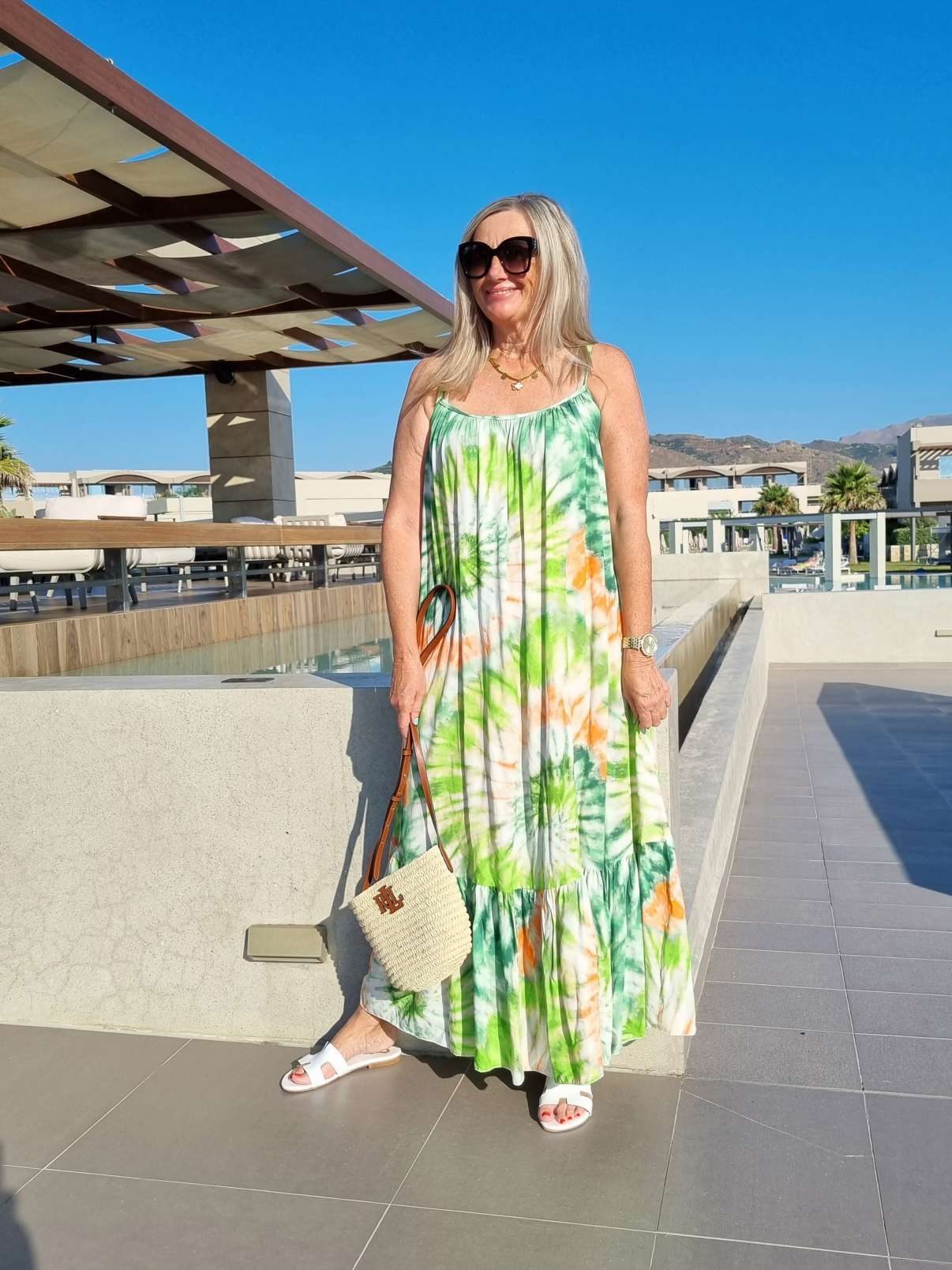 SPAGHETTI DRESS DALLAS GRÜN 34-42 Made in Italy Maxi Kleid Sommer Strandkleid Abendkleid BATIK Tie Dye SPAGHETTI DRESS DALLAS GRÜN 34-42 Made in Italy Maxi Kleid Sommer Strandkleid Abendkleid BATIK Tie Dye