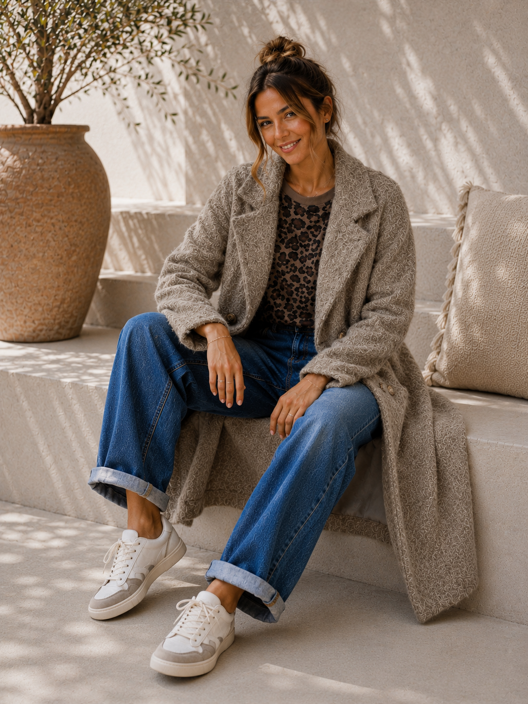 TREND MANTEL ELVIRA 36 - 42 Trench Coat Made in Italy