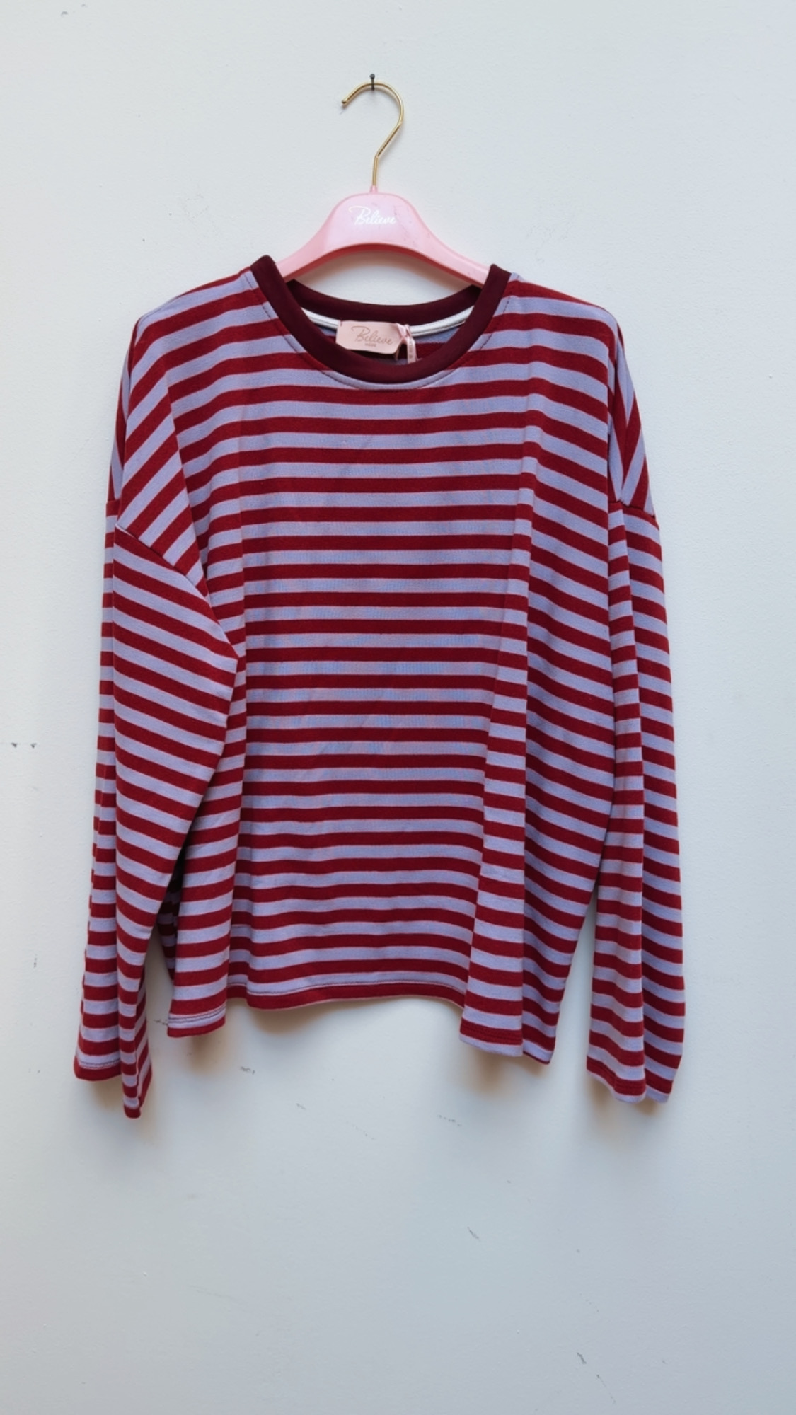 Shirt Langarm Ornella Stripes Made in Italy 34-42/44