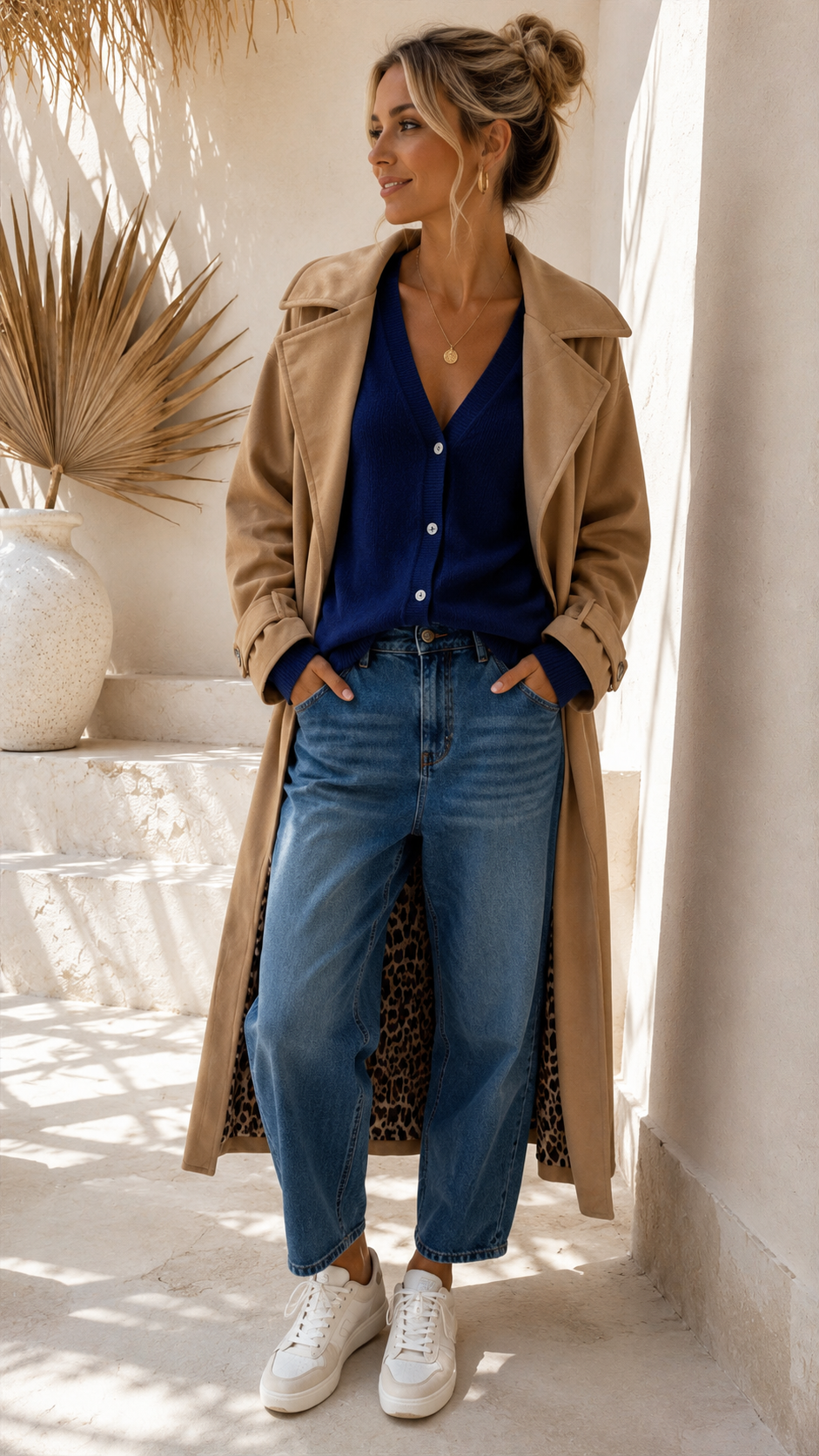 Agnetha – Oversize Alpaka Strickjacke | Made in Italya Cardigan  34-44