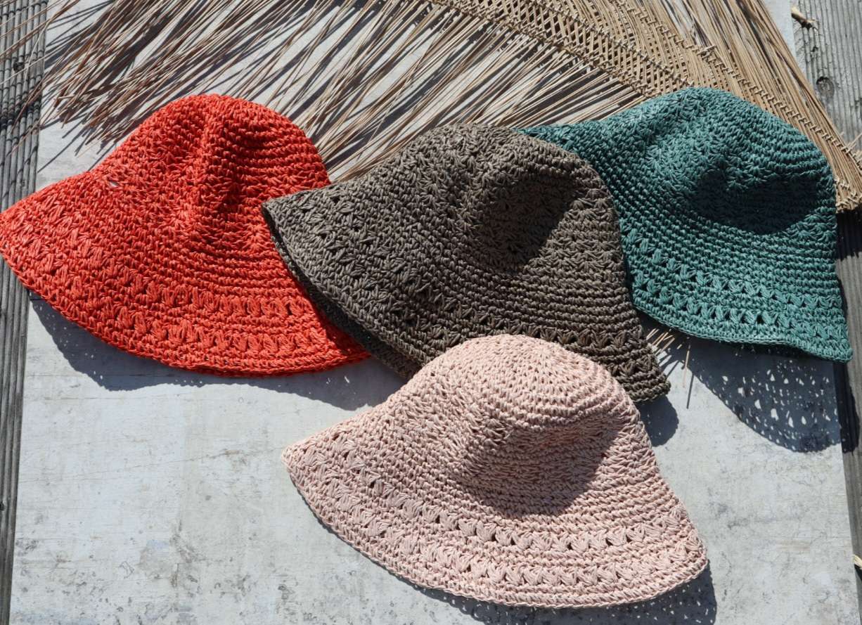 FISHER HAT MANDY Fischerhut Sonnenhut Stroh Hut Sommerhut verstellbar verschiedene Farben FISHER HAT MANDY Fischerhut Sonnenhut Stroh Hut Sommerhut verstellbar verschiedene Farben