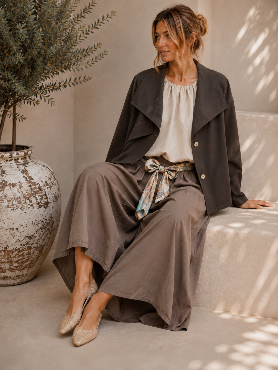 Bluse Viona – Ballonform Made in Italy 34-40/42