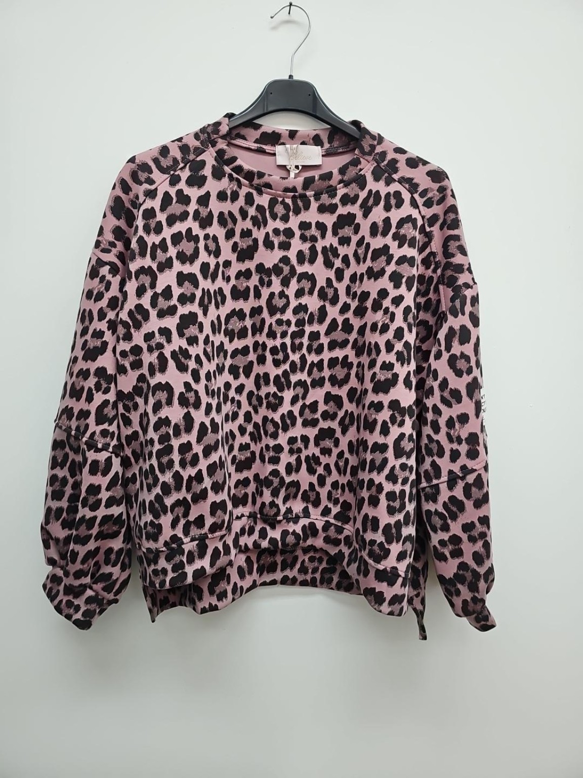 Sweater Leo Patch Juna Made in Italy 34-42 Sweatshirt