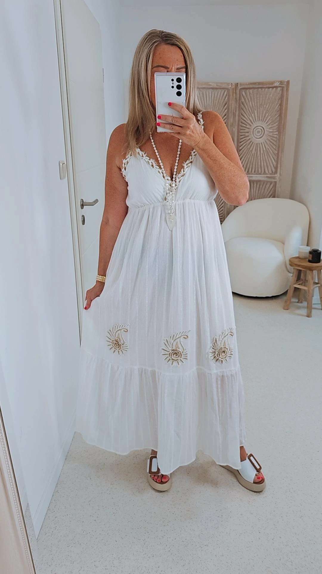 SPAGHETTI DRESS KATE 34-42 Italy Style Sommerkleid Kleid