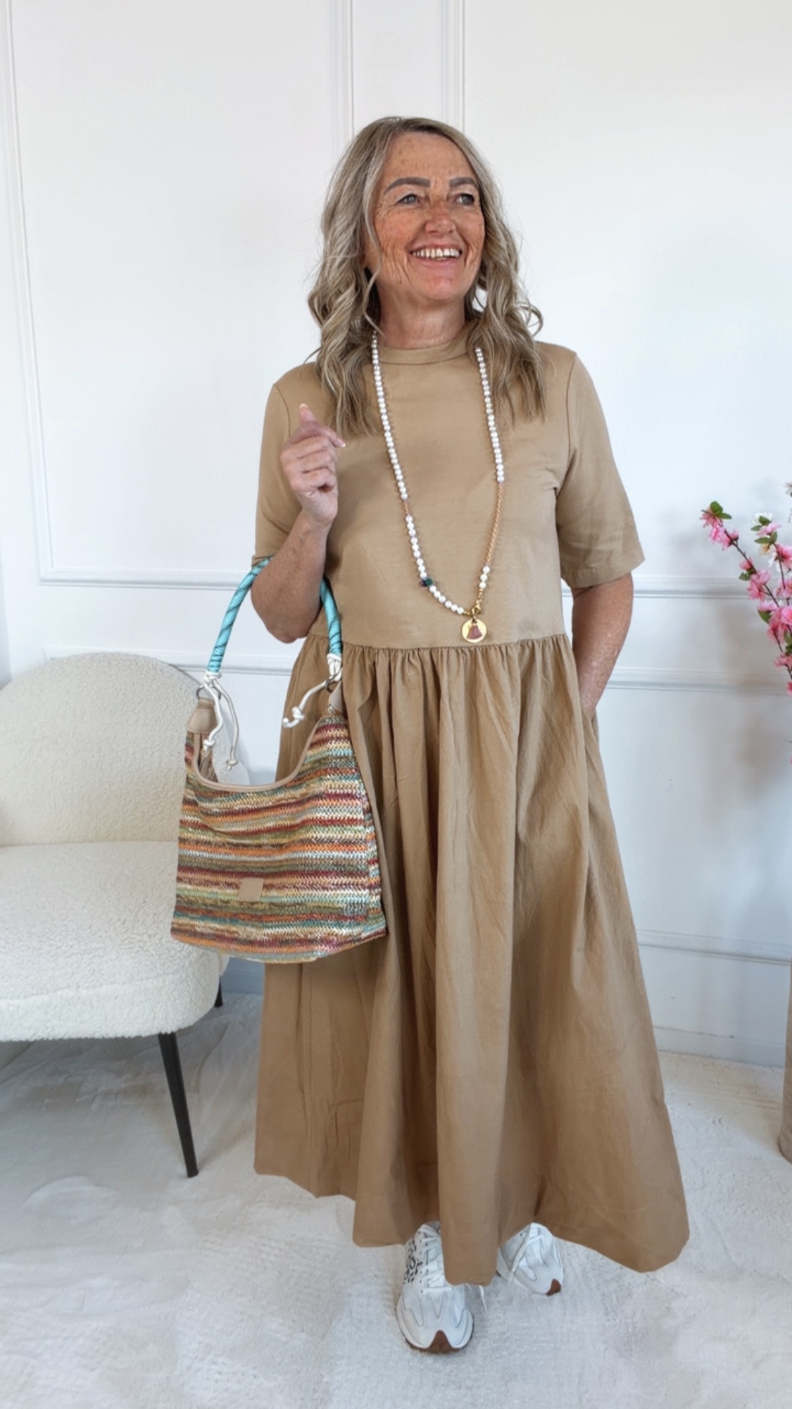 Tasche „Bella Riviera“BUNT TÜRKIS 👜✨ Beach Bag Ibiza Style