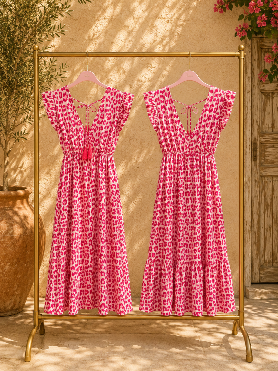 Kleid Arusha – Musselinkleid mit Boho-Charme  – Made in Italy |  tragbar bis Größe 42/44