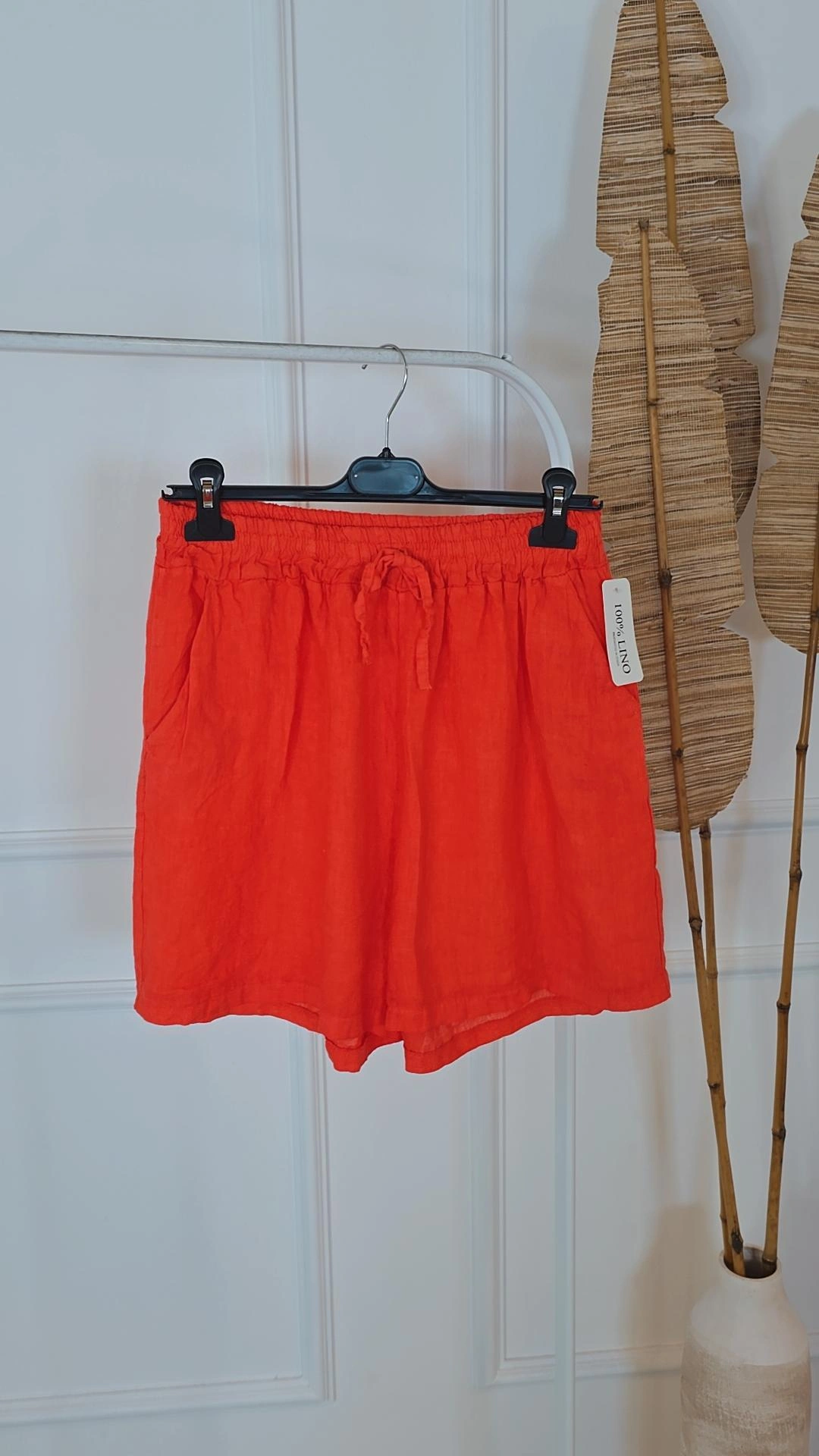 LINEN SHORTS BONITA KURZ Made in Italy 34-42 Leinenshort