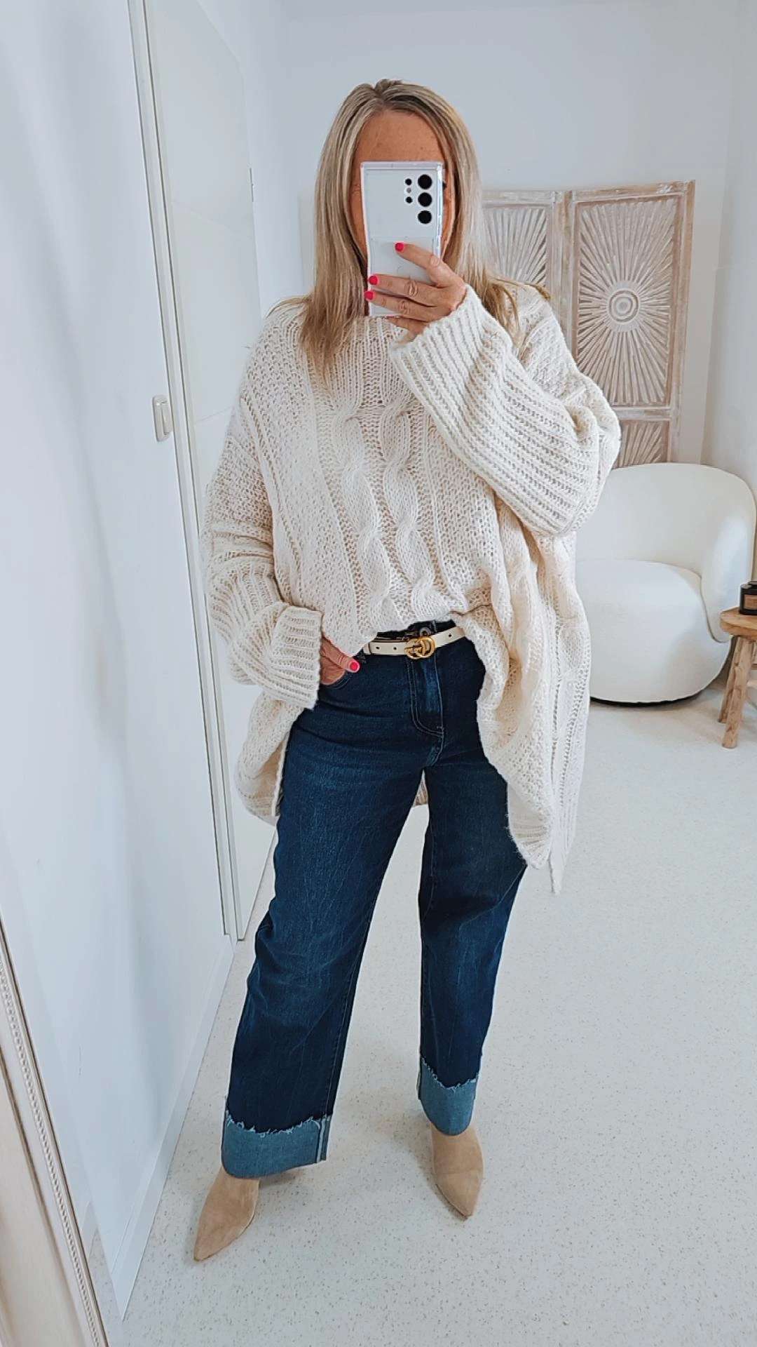 BASIC JEANS HERMINE Denim Blue SCHLAGJEANS Italy Style mit Umschlag Variantenartikel BASIC JEANS HERMINE Denim Blue SCHLAGJEANS Italy Style mit Umschlag Variantenartikel