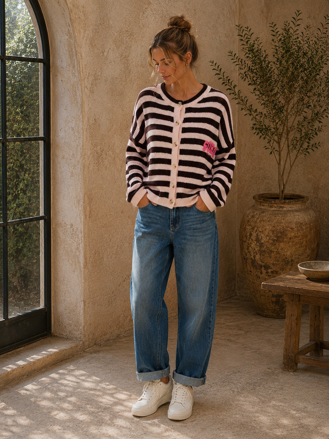 Strickjacke Yara - SOHO Stripes Made in Itlay 34-40/42 Cardigan